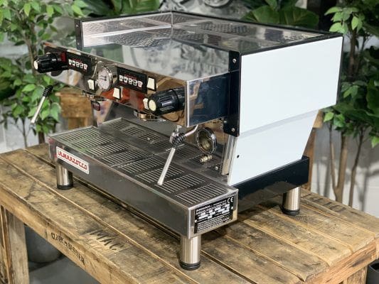 La Marzocco Linea High Feet - 2 Group Commercial Espresso Machine - White