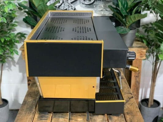 La Marzocco Linea Black and - 3 Group Commercial Espresso Machine - Gold