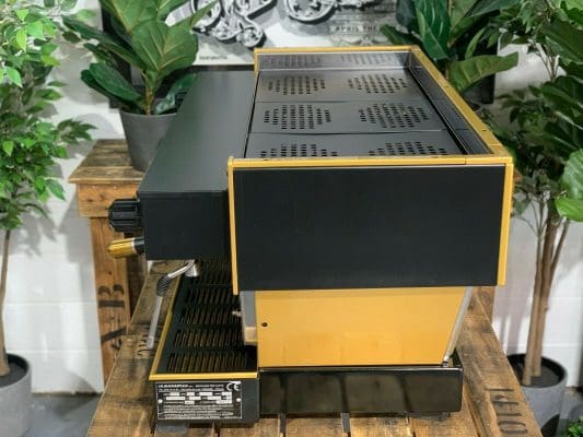 La Marzocco Linea Black and - 3 Group Commercial Espresso Machine - Gold
