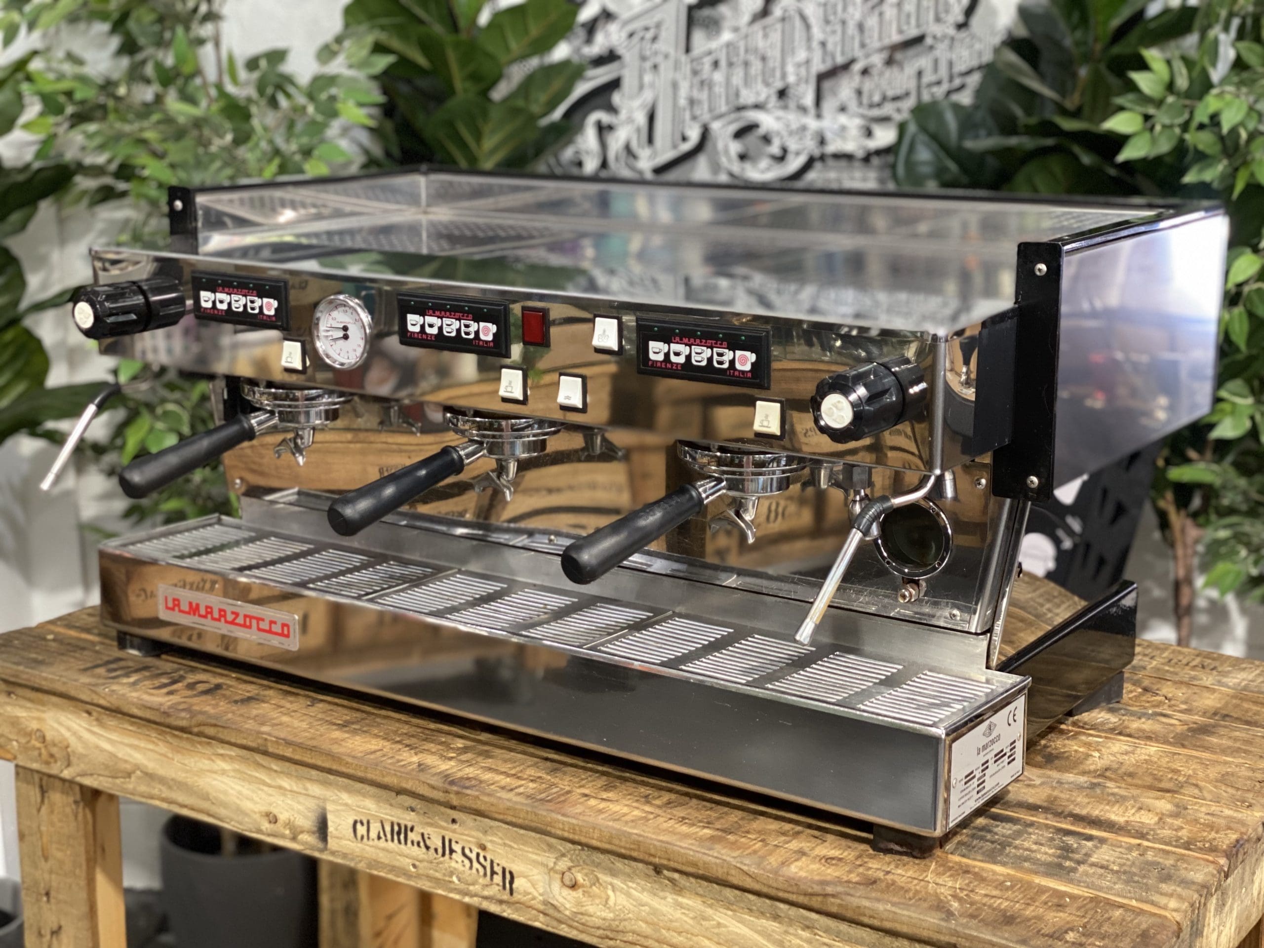 La Marzocco Linea Classic High Cup - 3 Group Commercial Espresso Machine - Stainless