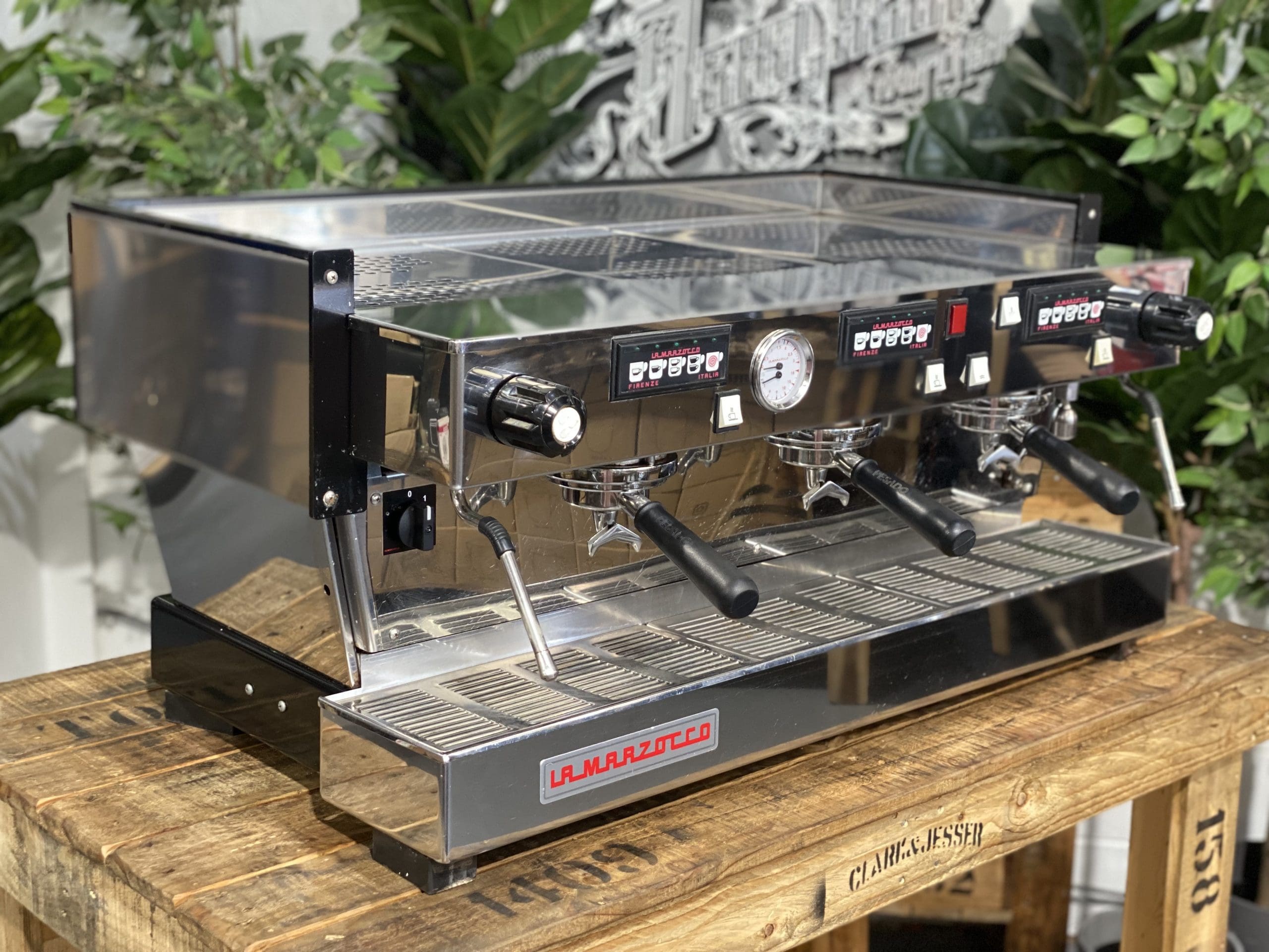 La Marzocco Linea Classic High Cup - 3 Group Commercial Espresso Machine - Stainless