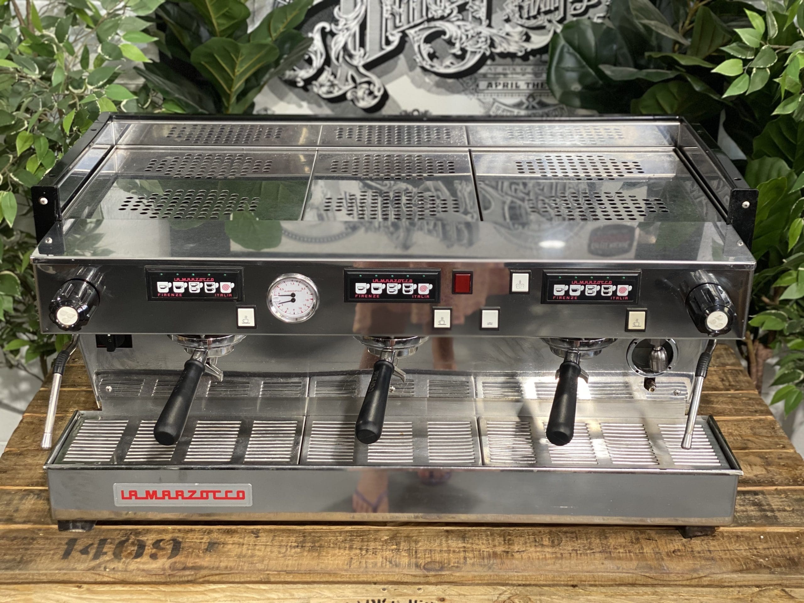 La Marzocco Linea Classic High Cup - 3 Group Commercial Espresso Machine - Stainless