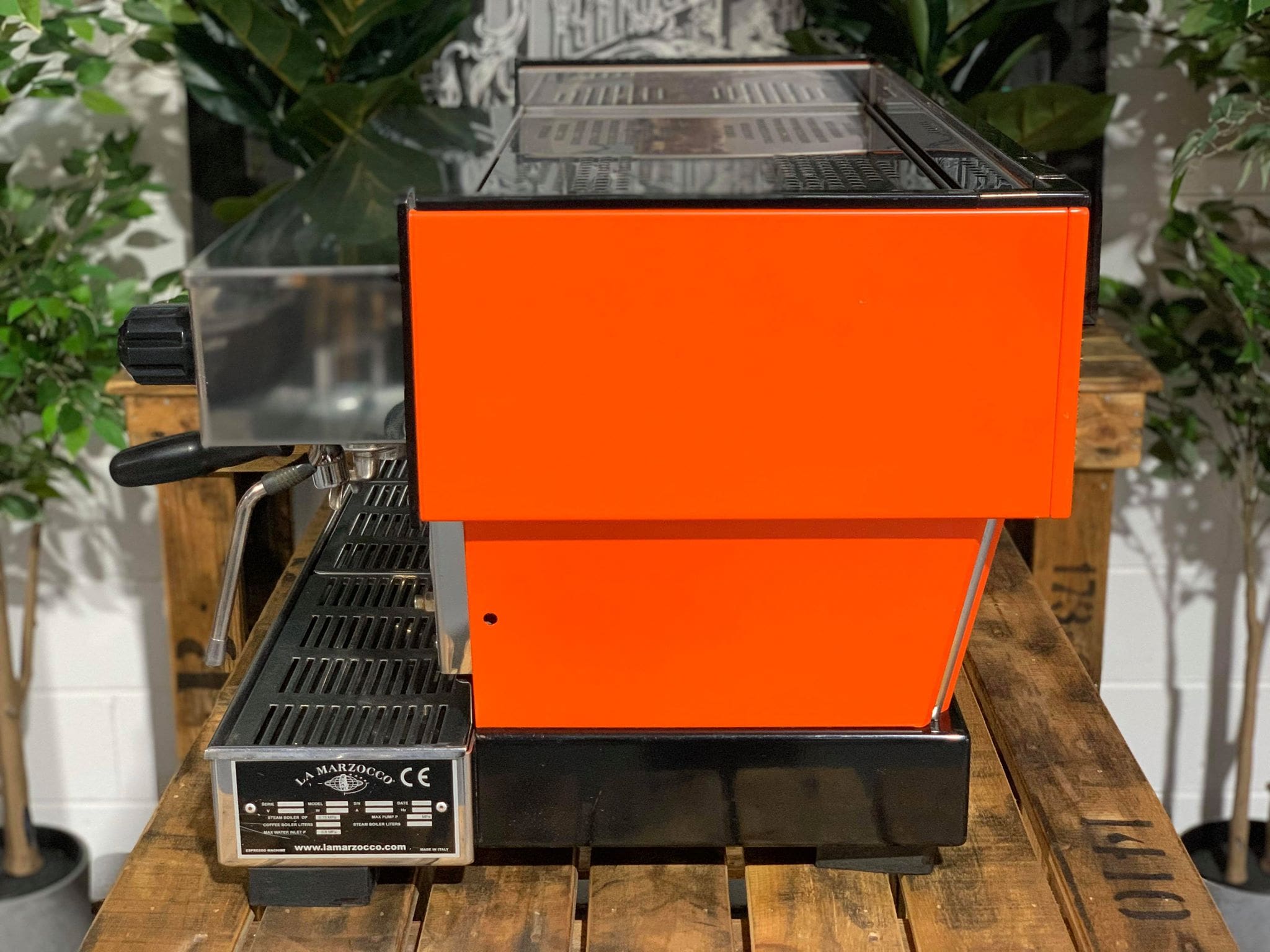 La Marzocco Linea Classic - 3 Group Commercial Espresso Machine - Orange