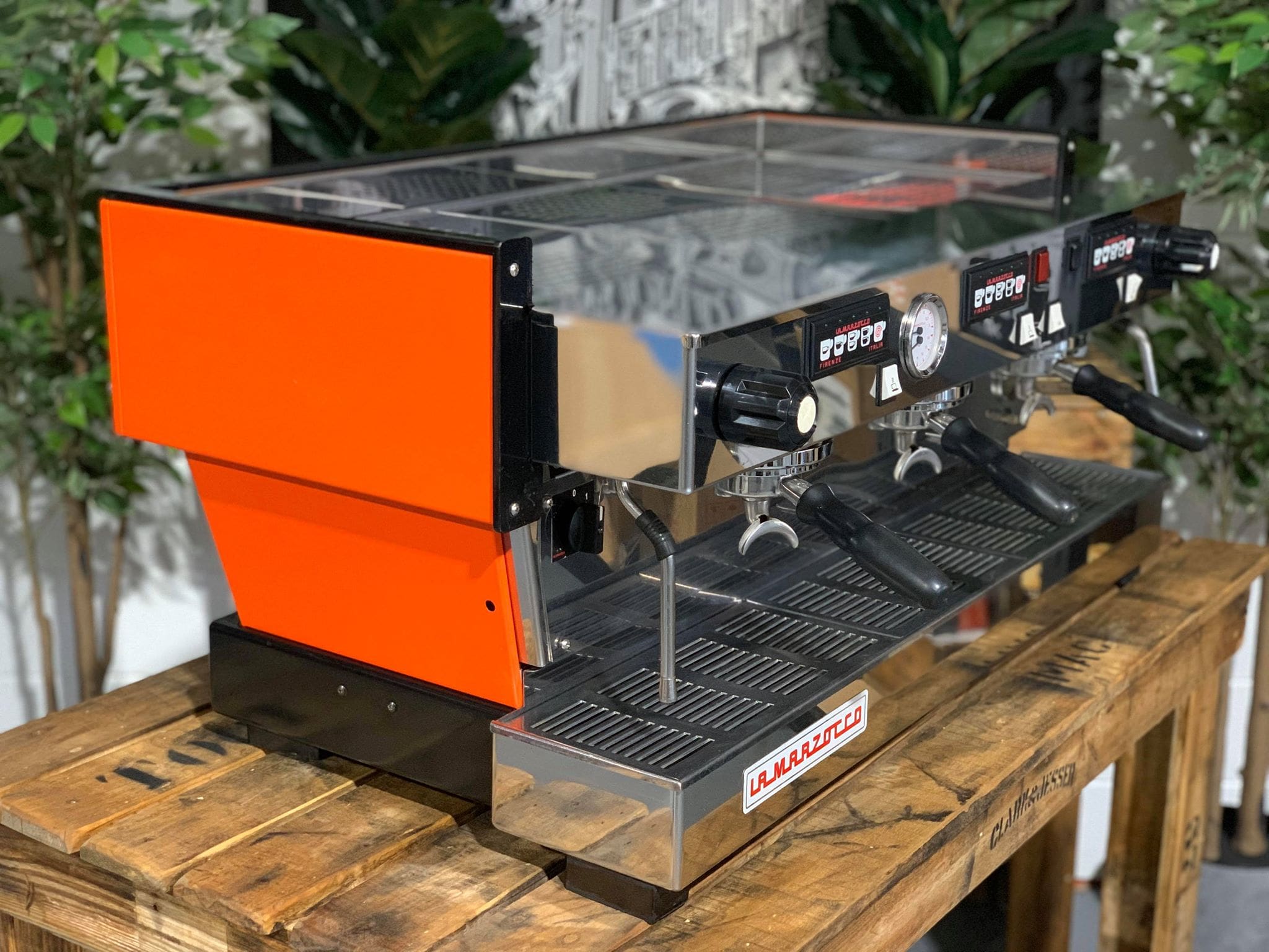 La Marzocco Linea Classic - 3 Group Commercial Espresso Machine - Orange