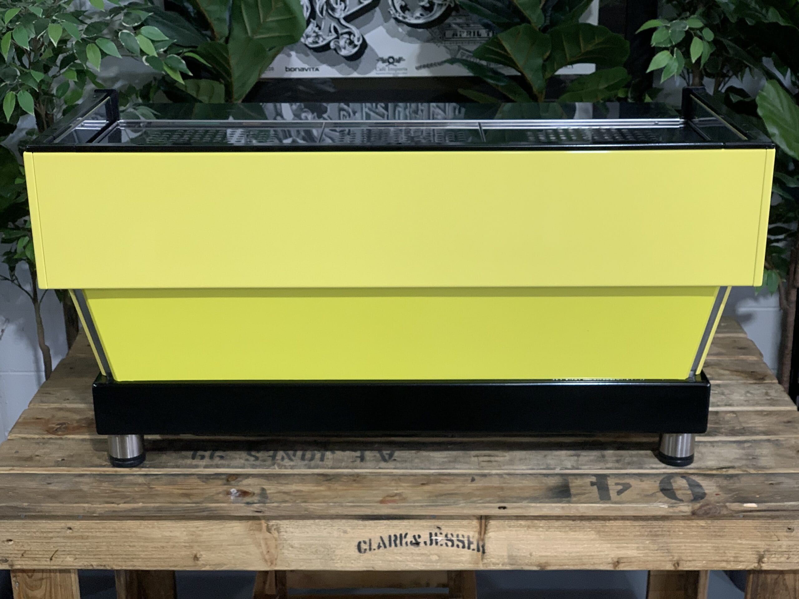 La Marzocco Linea Classic Lego - 3 Group Commercial Espresso Machine - Yellow