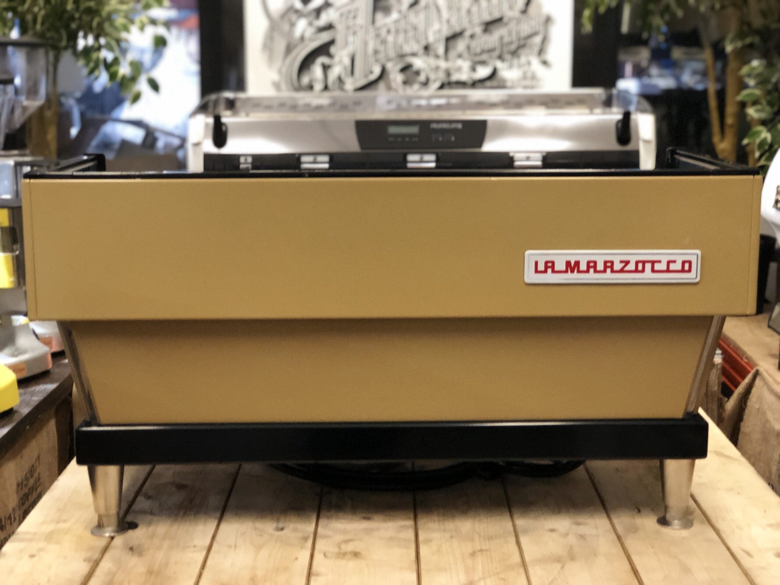 La Marzocco Linea Classic Golden - 3 Group Commercial Espresso Machine - Brown