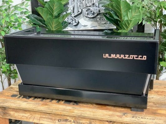 La Marzocco Linea Classic Black on - 3 Group Commercial Espresso Machine - Black