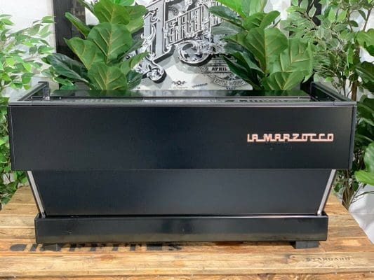 La Marzocco Linea Classic Black on - 3 Group Commercial Espresso Machine - Black