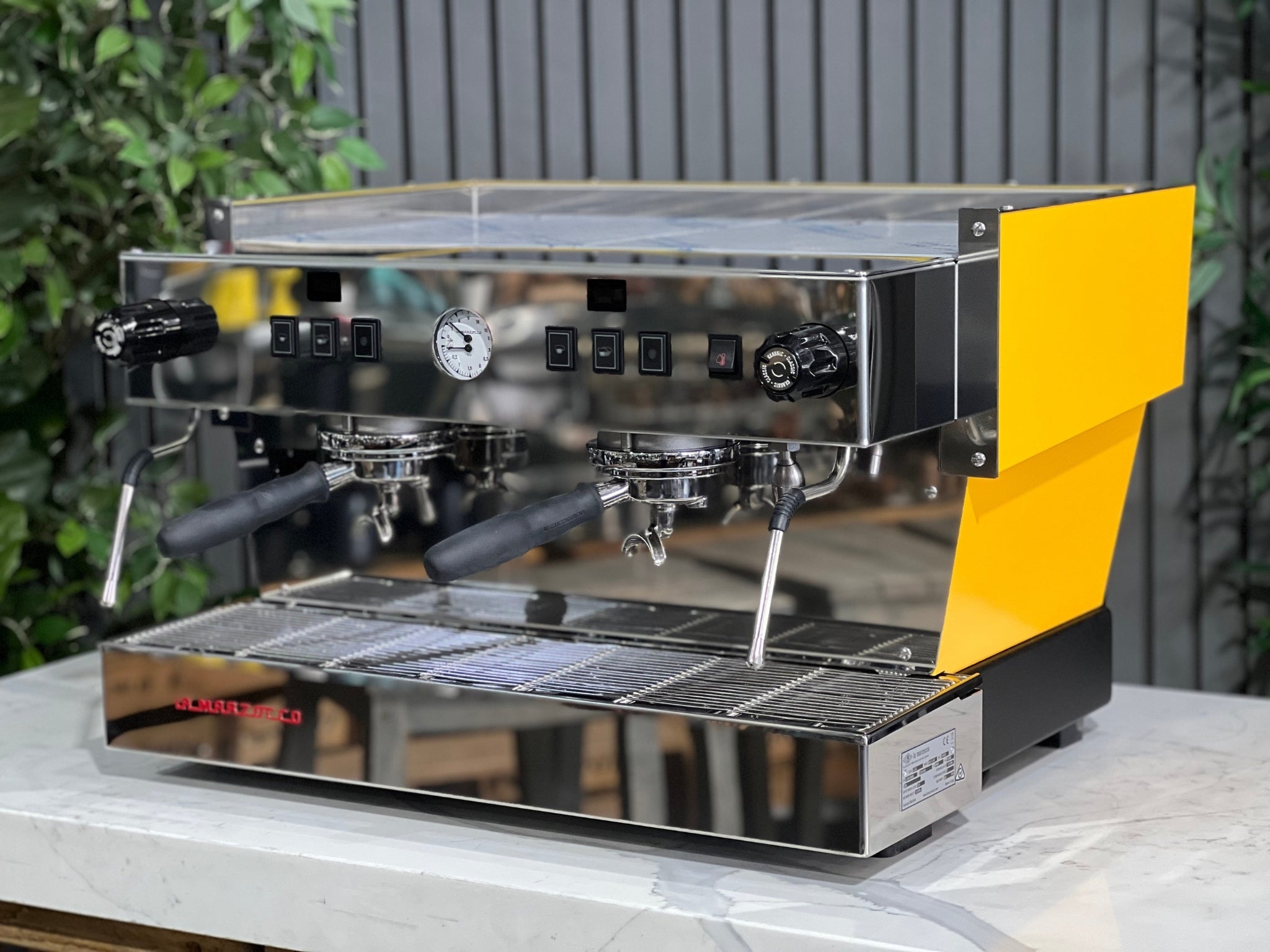 La Marzocco Linea Classic S AV - 2 Group Commercial Espresso Machine - Yellow