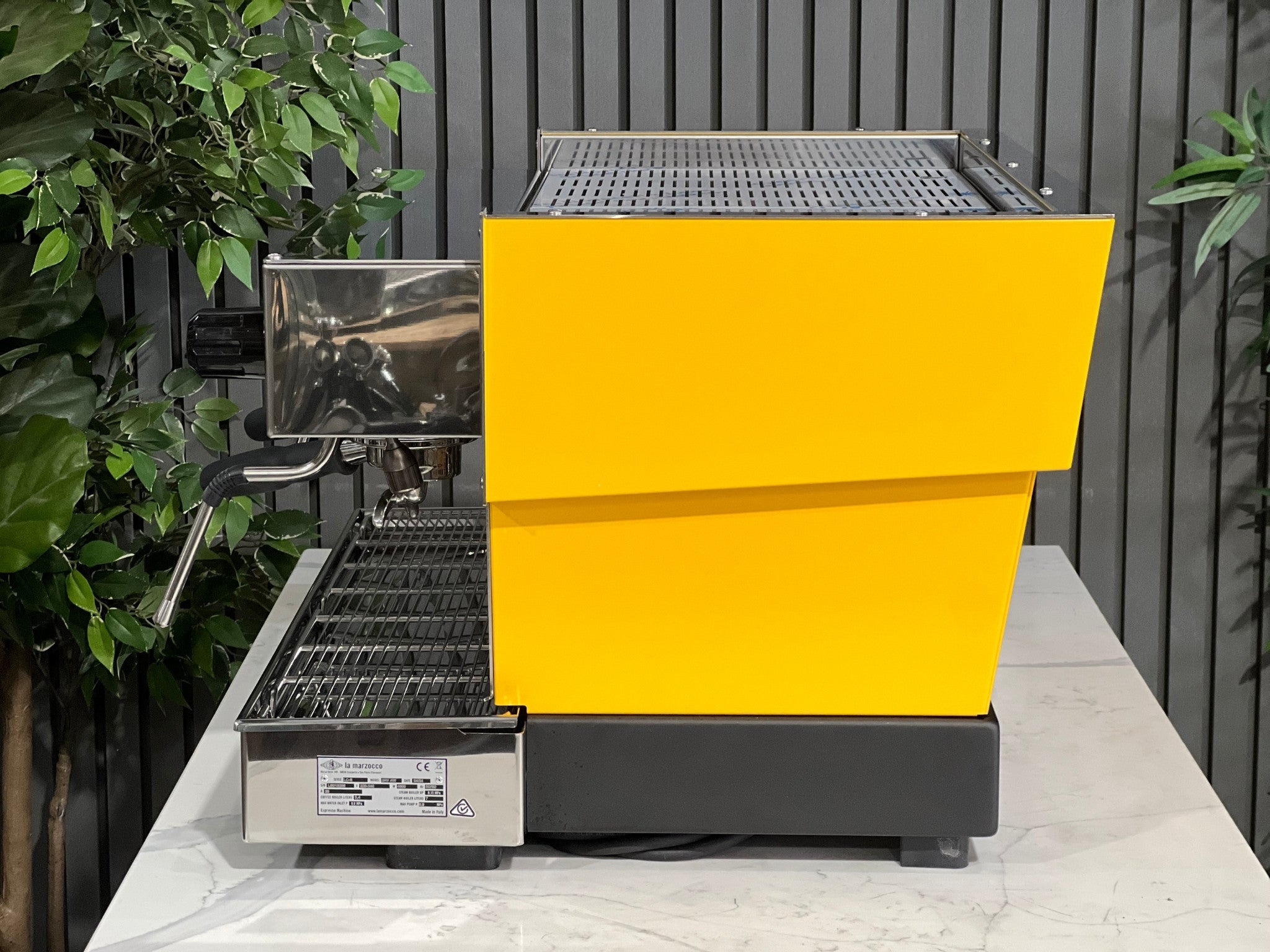 La Marzocco Linea Classic S AV - 2 Group Commercial Espresso Machine - Yellow