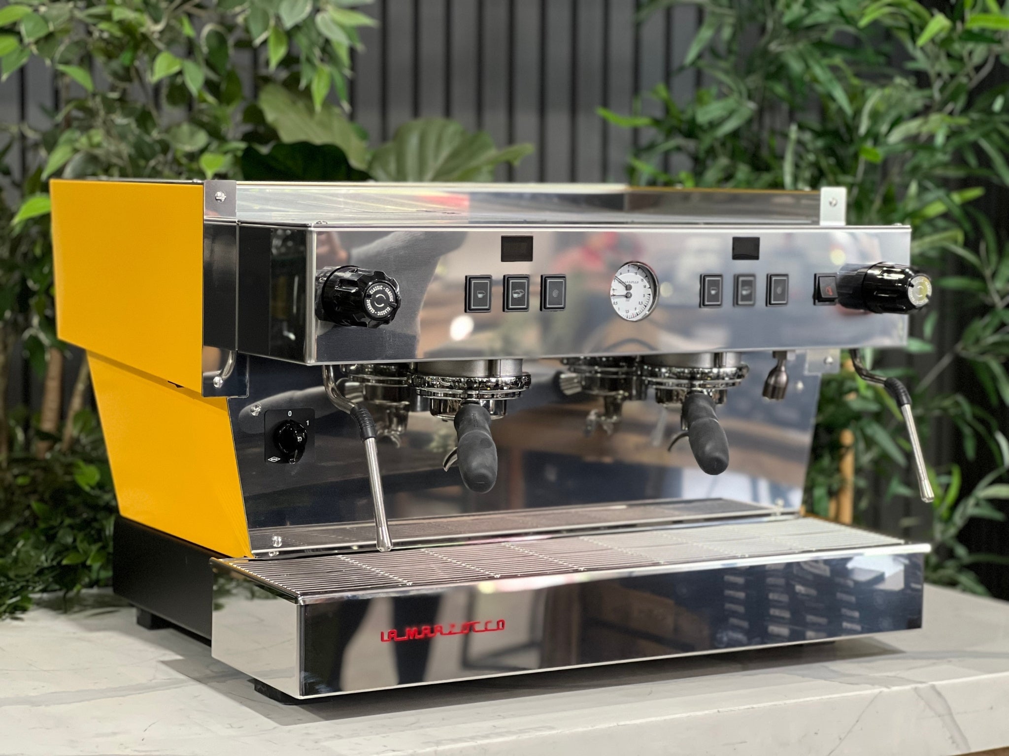 La Marzocco Linea Classic S AV - 2 Group Commercial Espresso Machine - Yellow