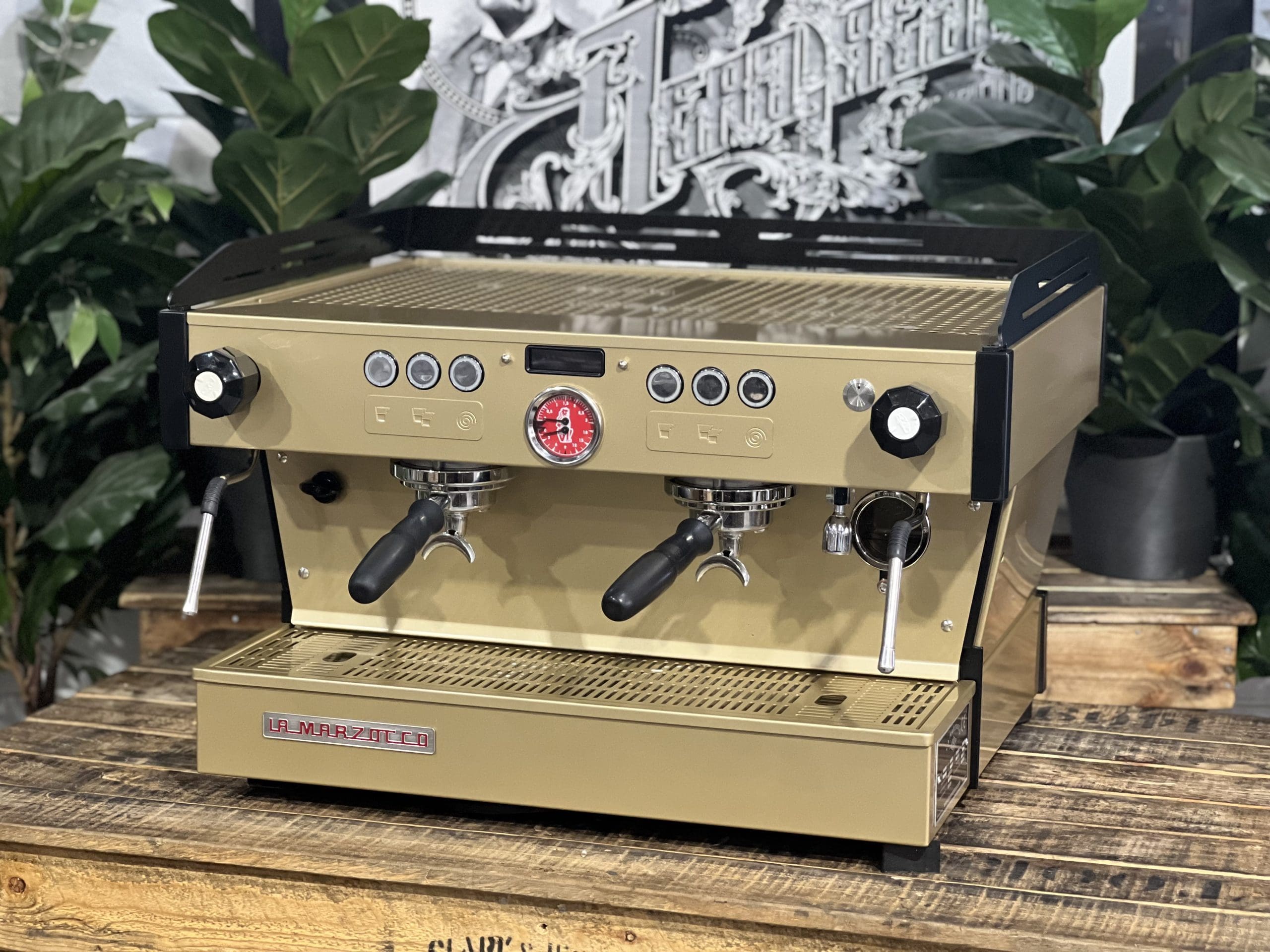 La Marzocco Linea PB Gold - 2 Group Commercial Espresso Machine - Black