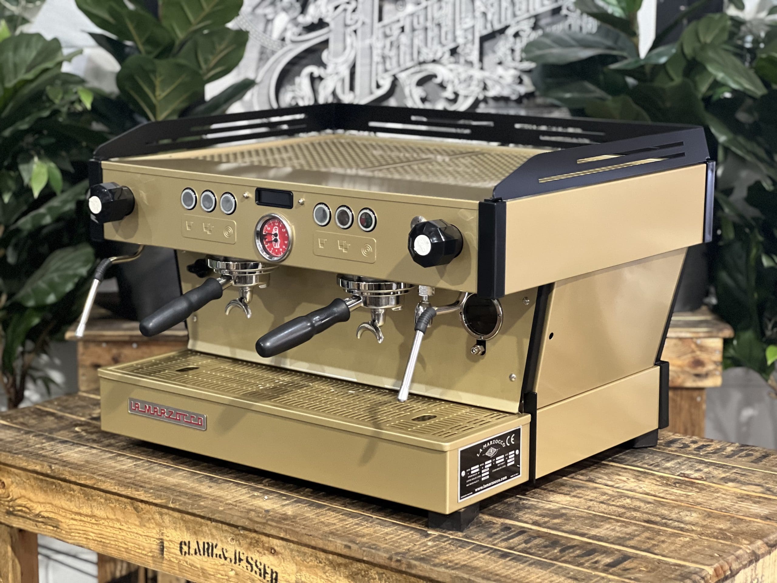 La Marzocco Linea PB Gold - 2 Group Commercial Espresso Machine - Black