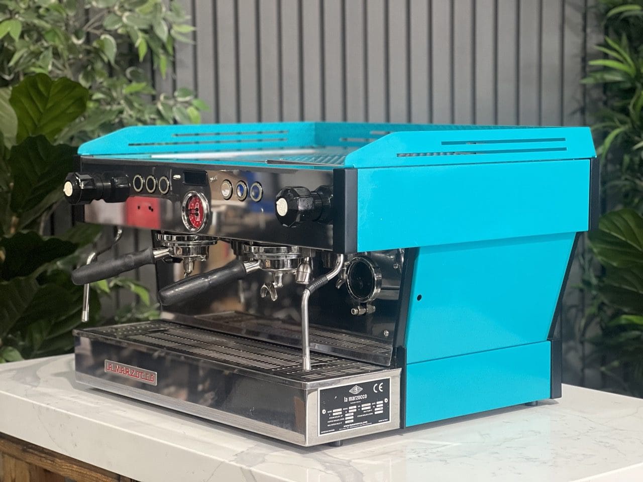 La Marzocco Linea PB Dark Aqua - 2 Group Commercial Espresso Machine - Green