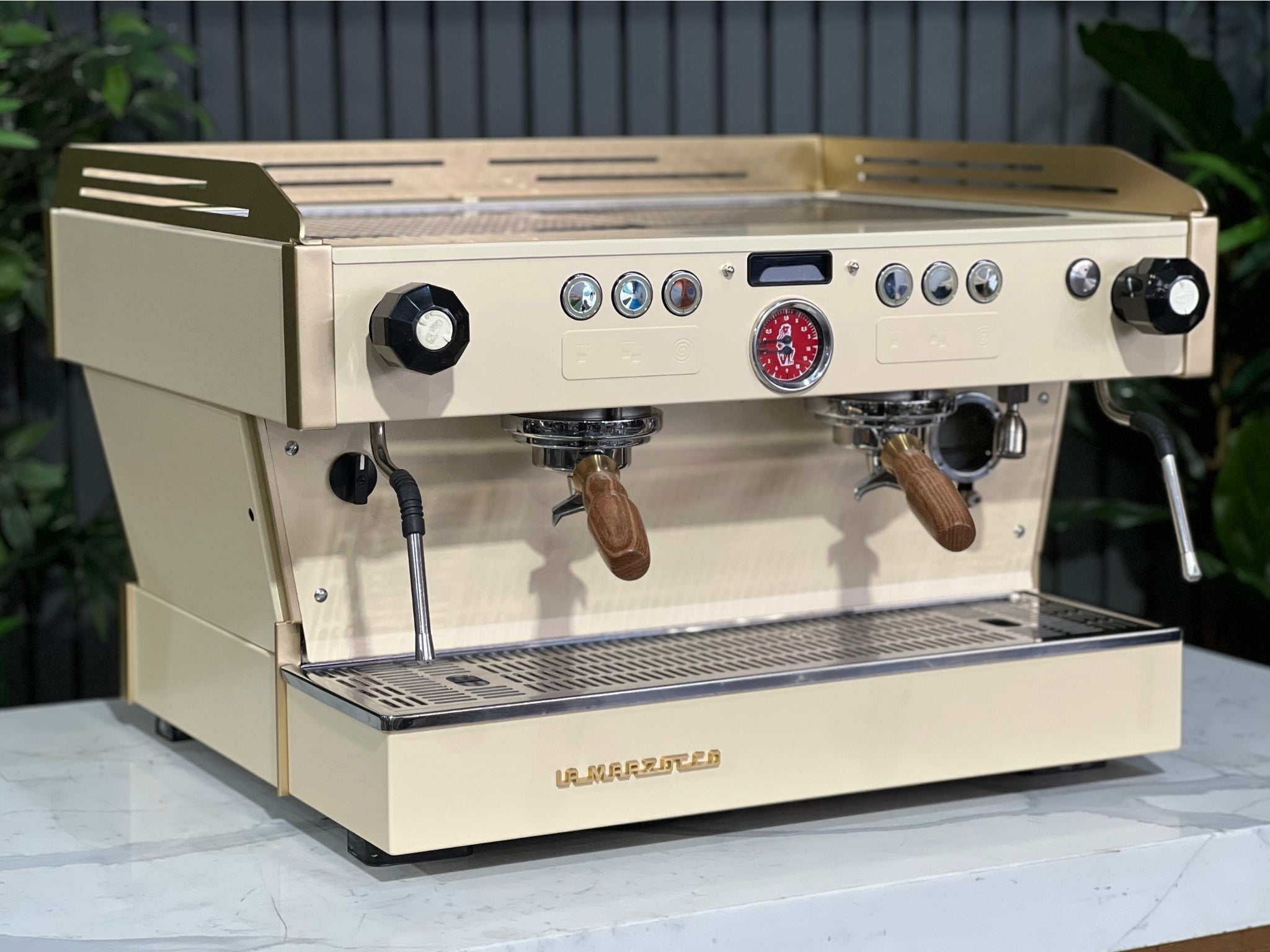 La Marzocco Linea PB Cream - 2 Group Commercial Espresso Machine - Gold