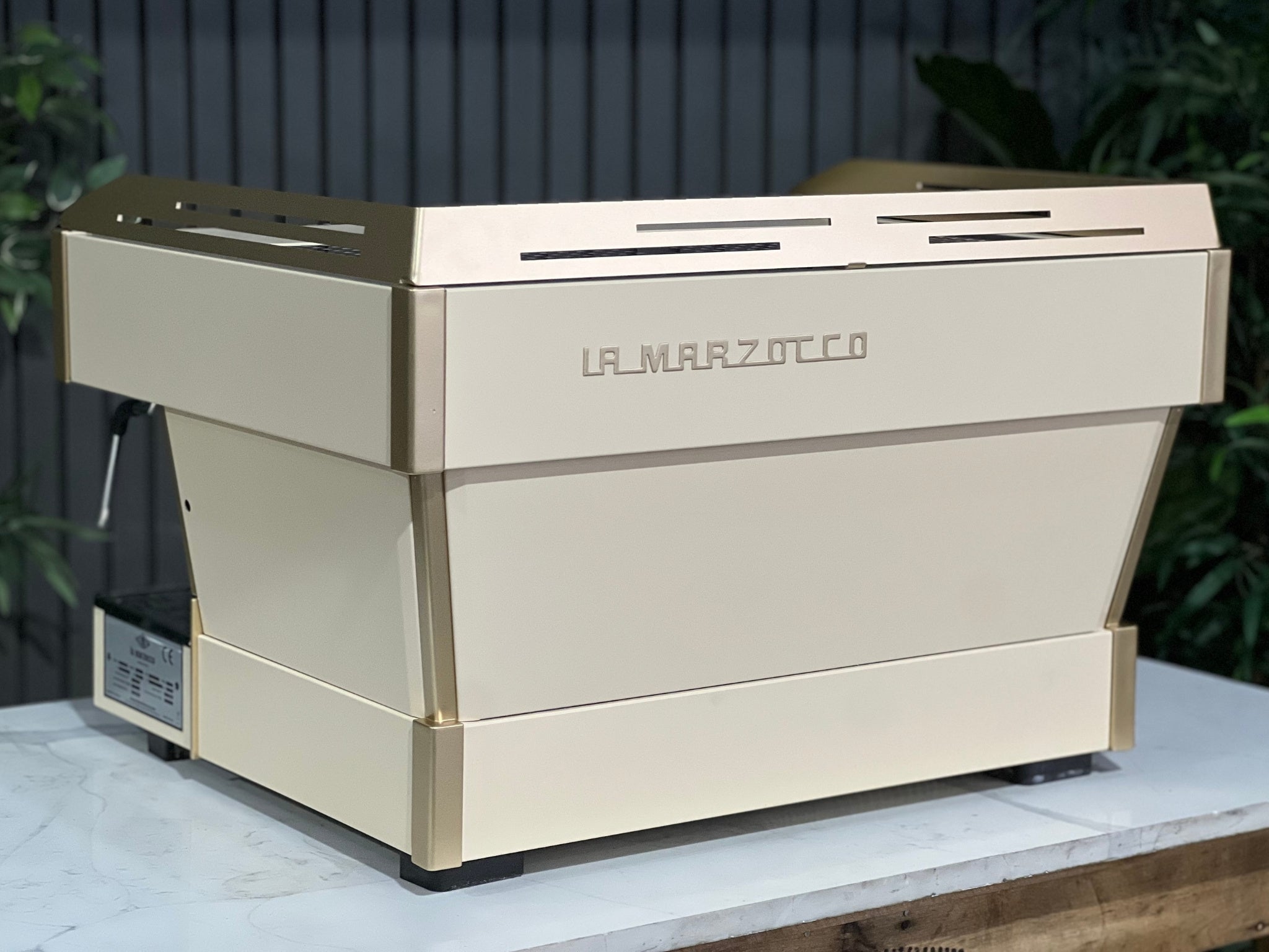 La Marzocco Linea PB Cream - 2 Group Commercial Espresso Machine - Gold
