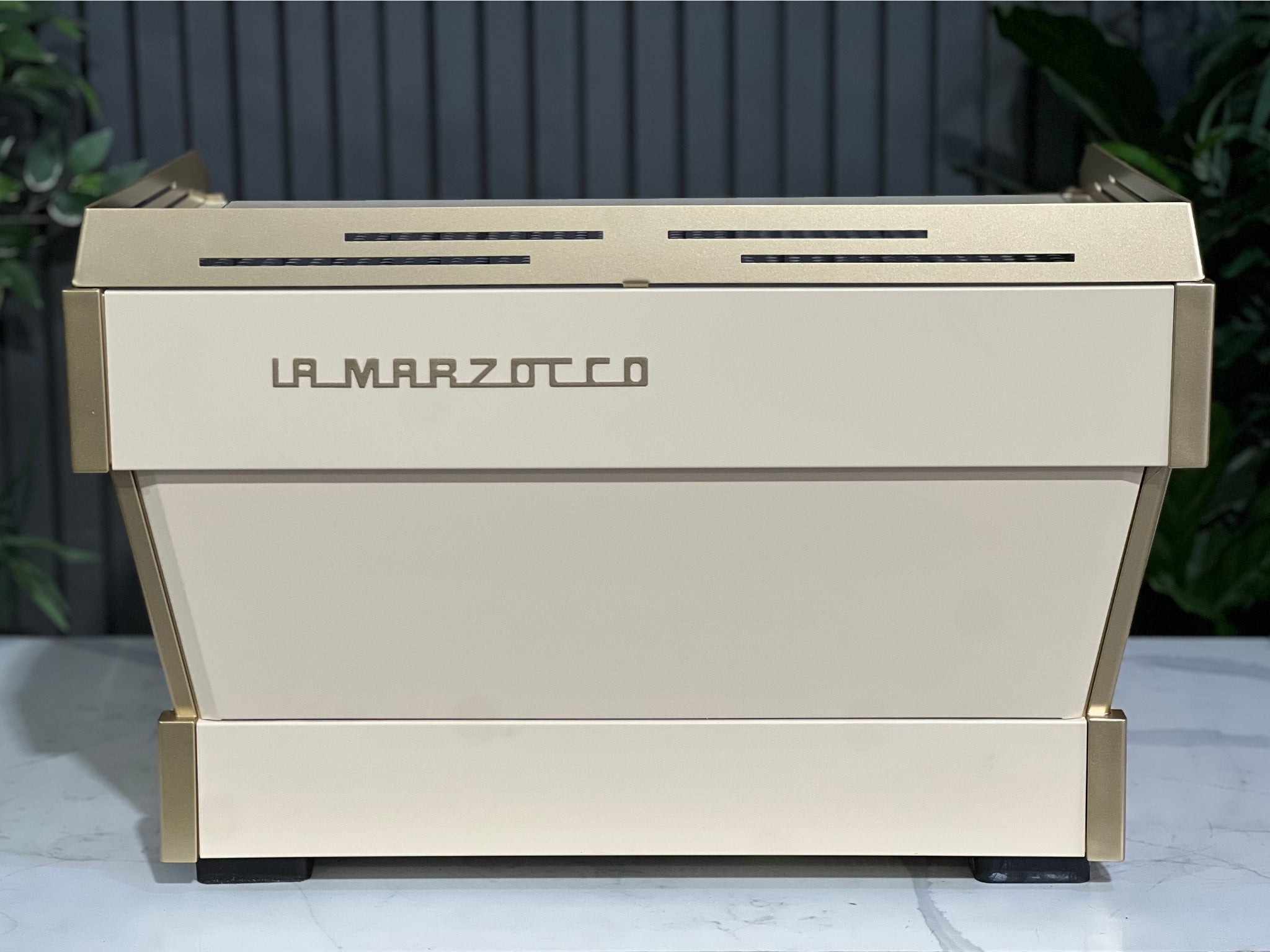 La Marzocco Linea PB Cream - 2 Group Commercial Espresso Machine - Gold