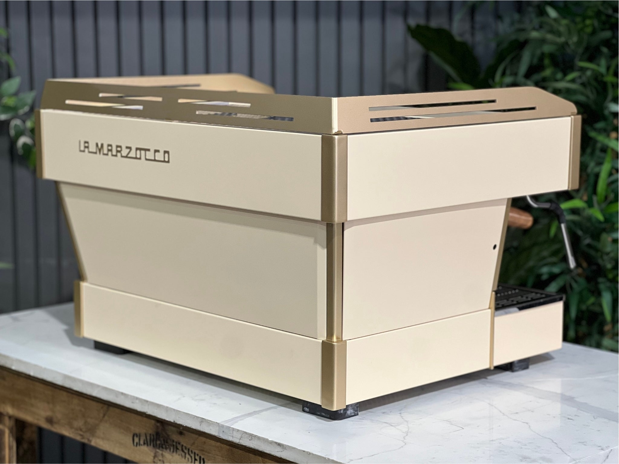 La Marzocco Linea PB Cream - 2 Group Commercial Espresso Machine - Gold