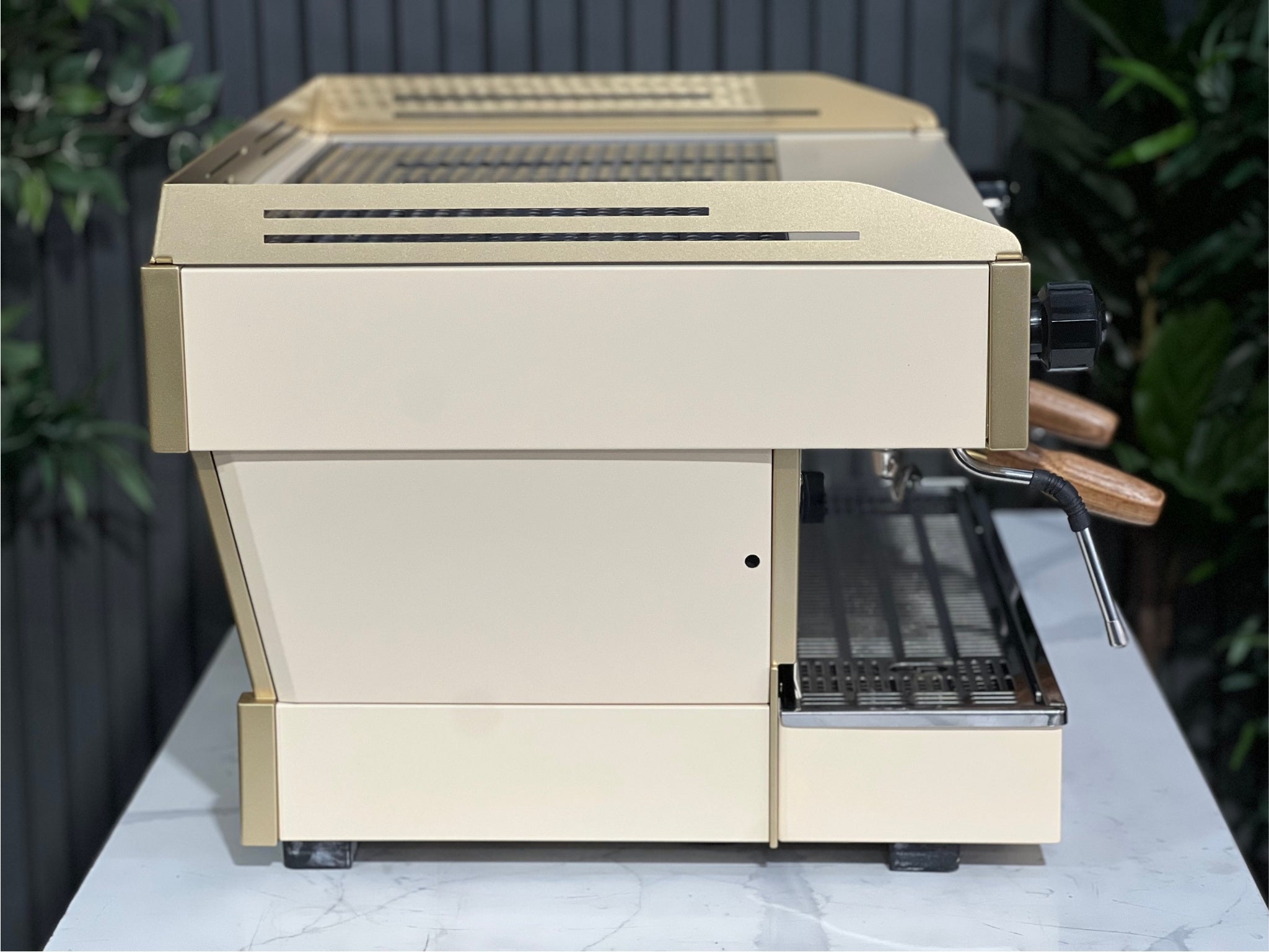 La Marzocco Linea PB Cream - 2 Group Commercial Espresso Machine - Gold