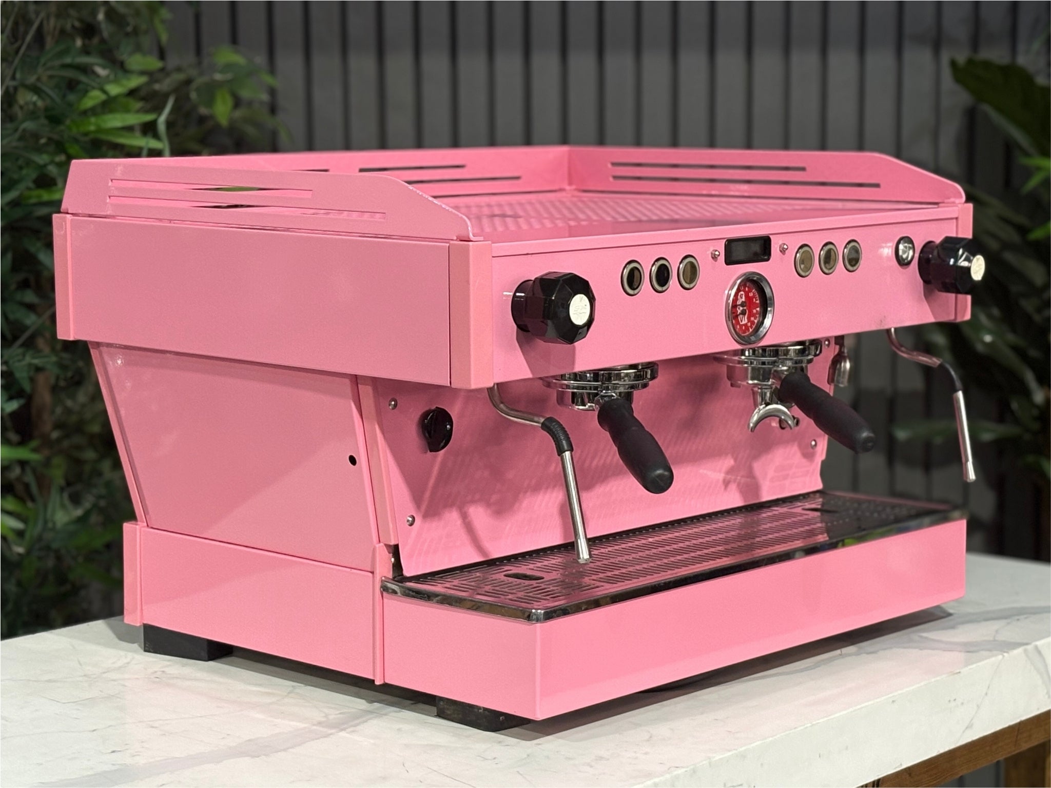 La Marzocco Linea PB Dark - 2 Group Commercial Espresso Machine - Pink