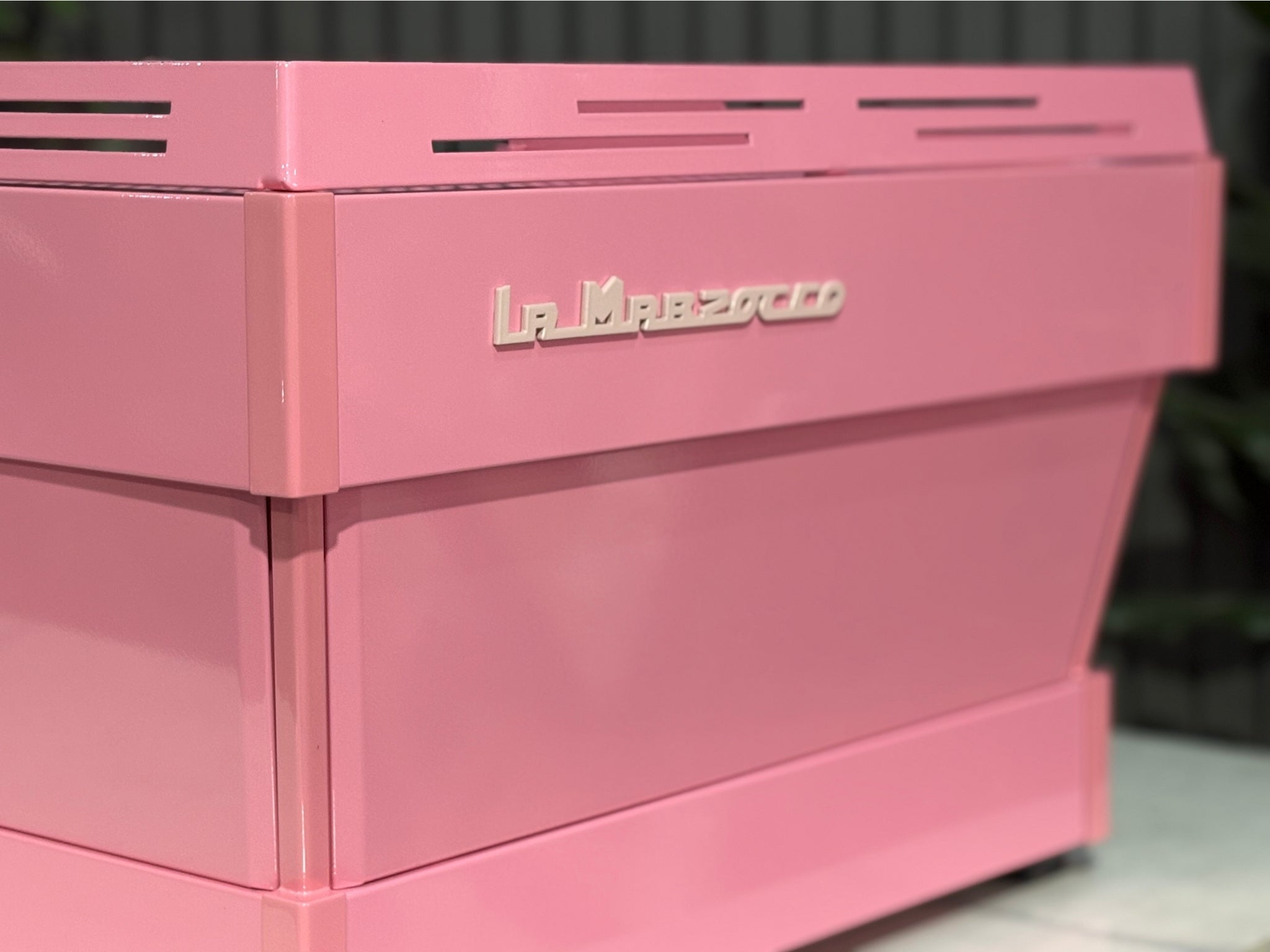 La Marzocco Linea PB Dark - 2 Group Commercial Espresso Machine - Pink