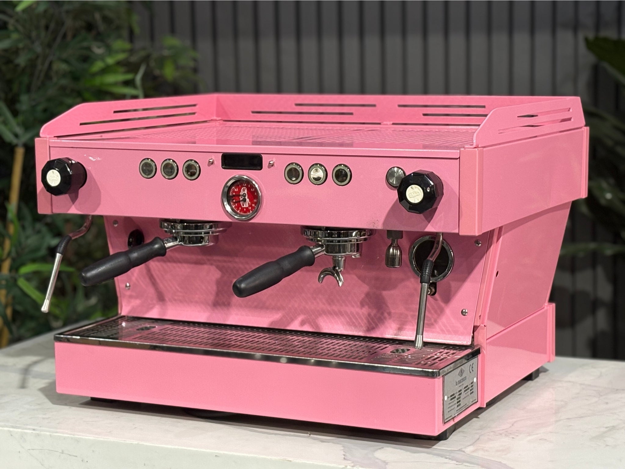 La Marzocco Linea PB Dark - 2 Group Commercial Espresso Machine - Pink