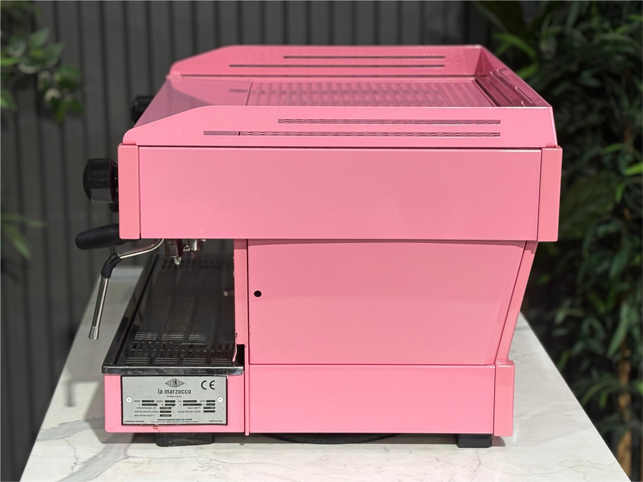 La Marzocco Linea PB Dark - 2 Group Commercial Espresso Machine - Pink