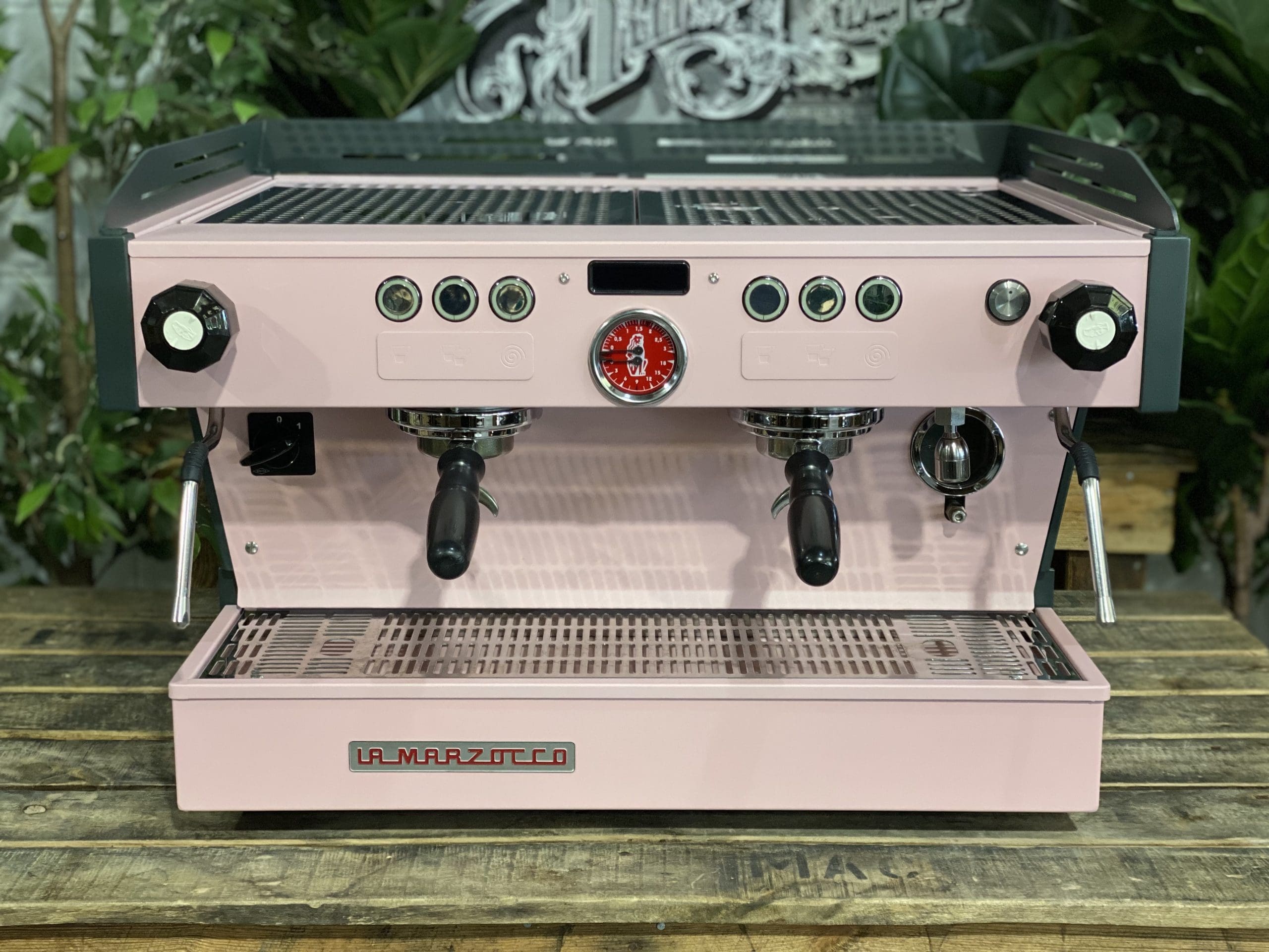 La Marzocco Linea PB & Charcoal - 2 Group Commercial Espresso Machine - Pink
