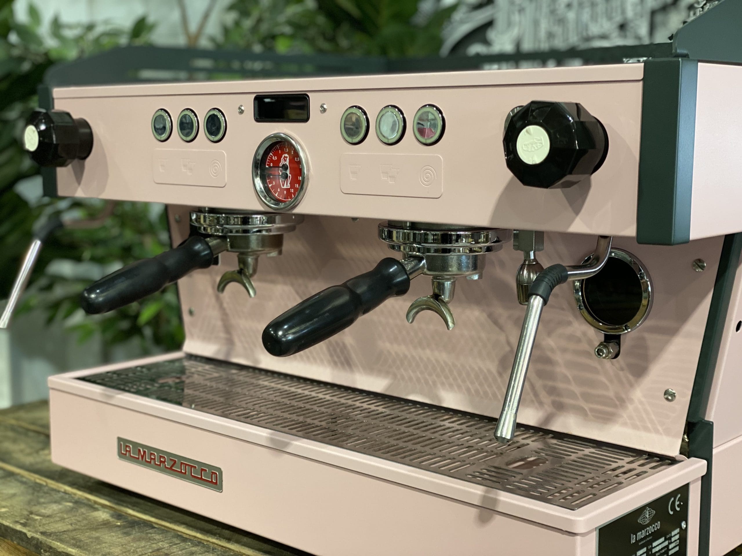 La Marzocco Linea PB & Charcoal - 2 Group Commercial Espresso Machine - Pink
