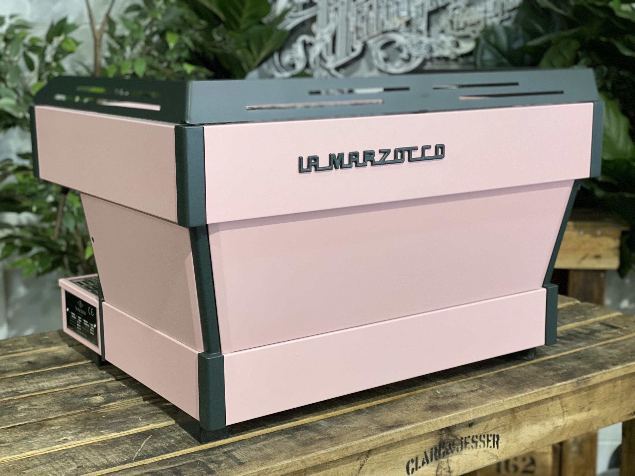 La Marzocco Linea PB & Charcoal - 2 Group Commercial Espresso Machine - Pink