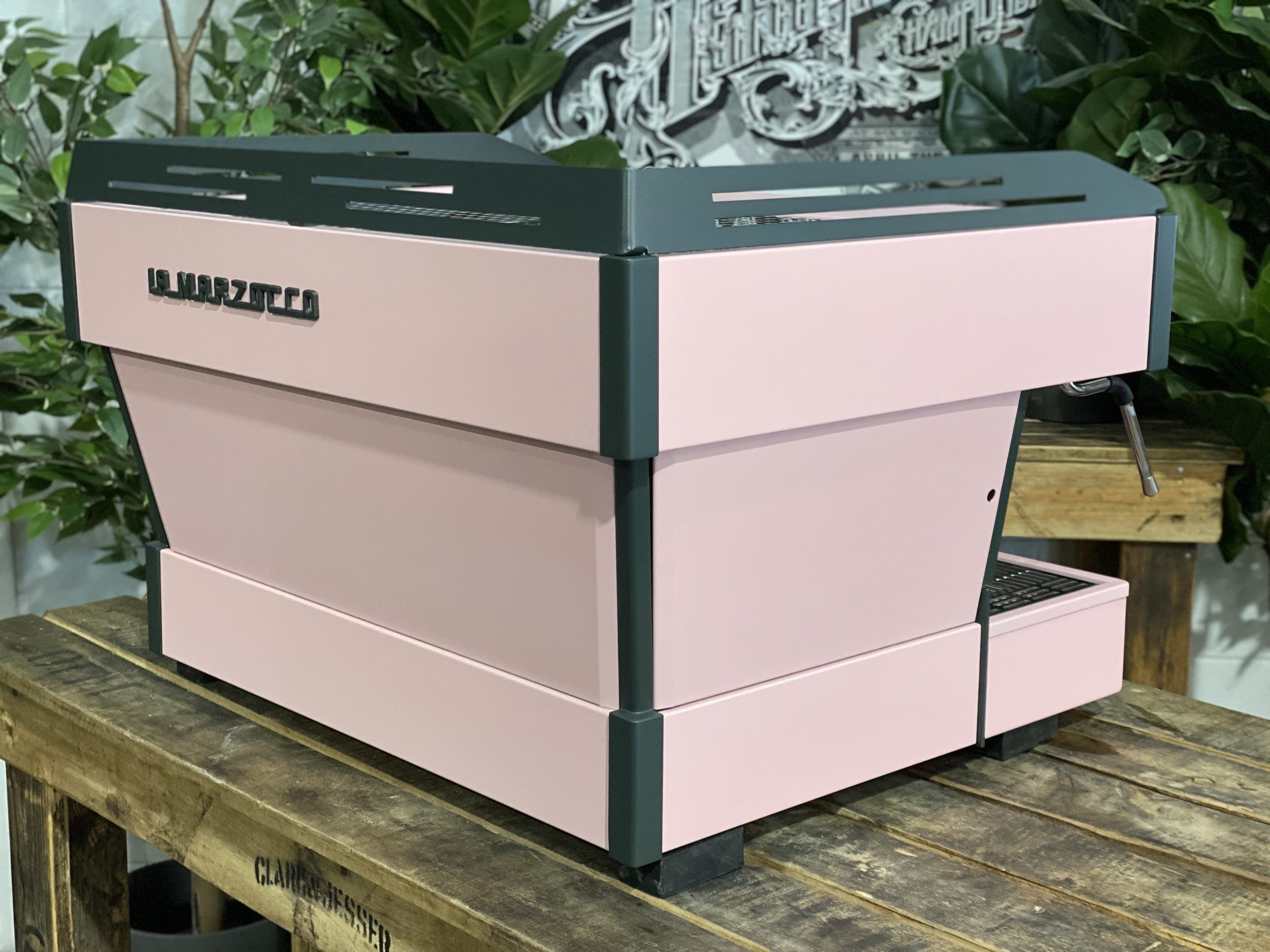 La Marzocco Linea PB & Charcoal - 2 Group Commercial Espresso Machine - Pink