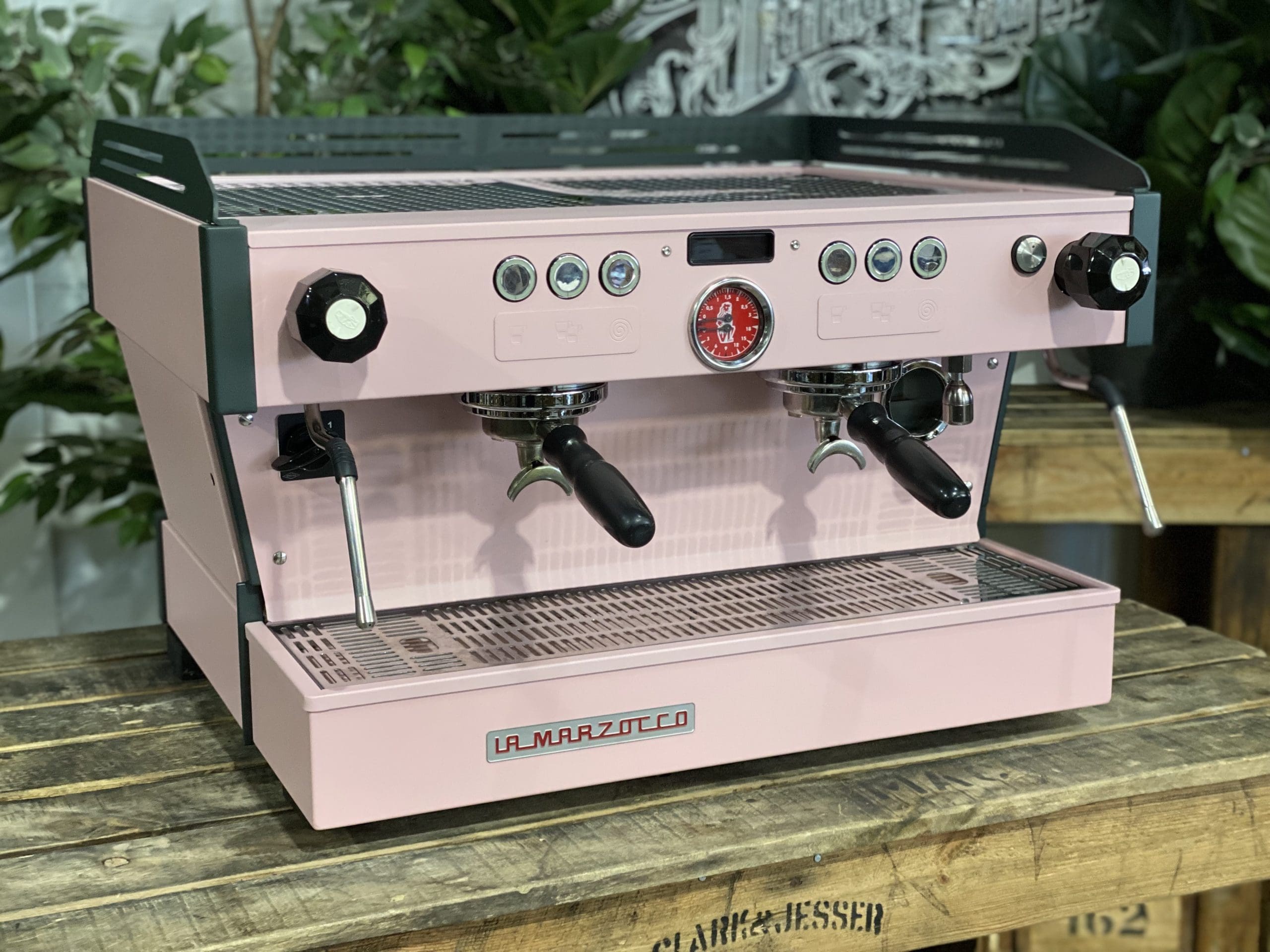 La Marzocco Linea PB & Charcoal - 2 Group Commercial Espresso Machine - Pink