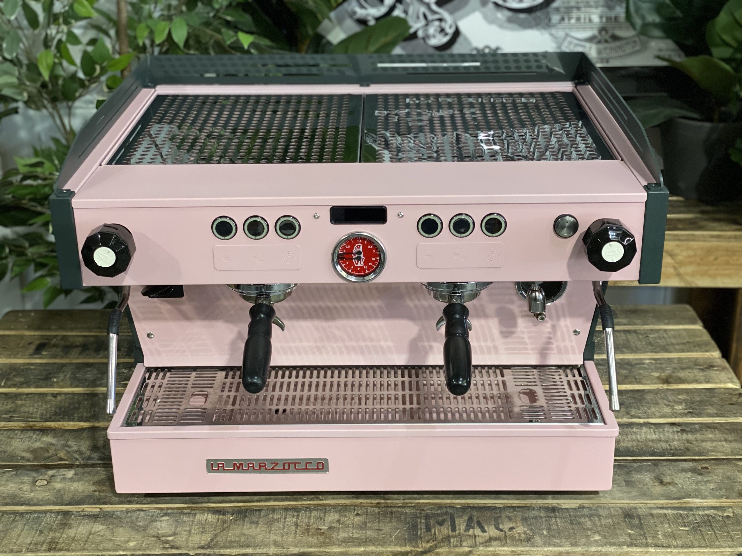 La Marzocco Linea PB & Charcoal - 2 Group Commercial Espresso Machine - Pink