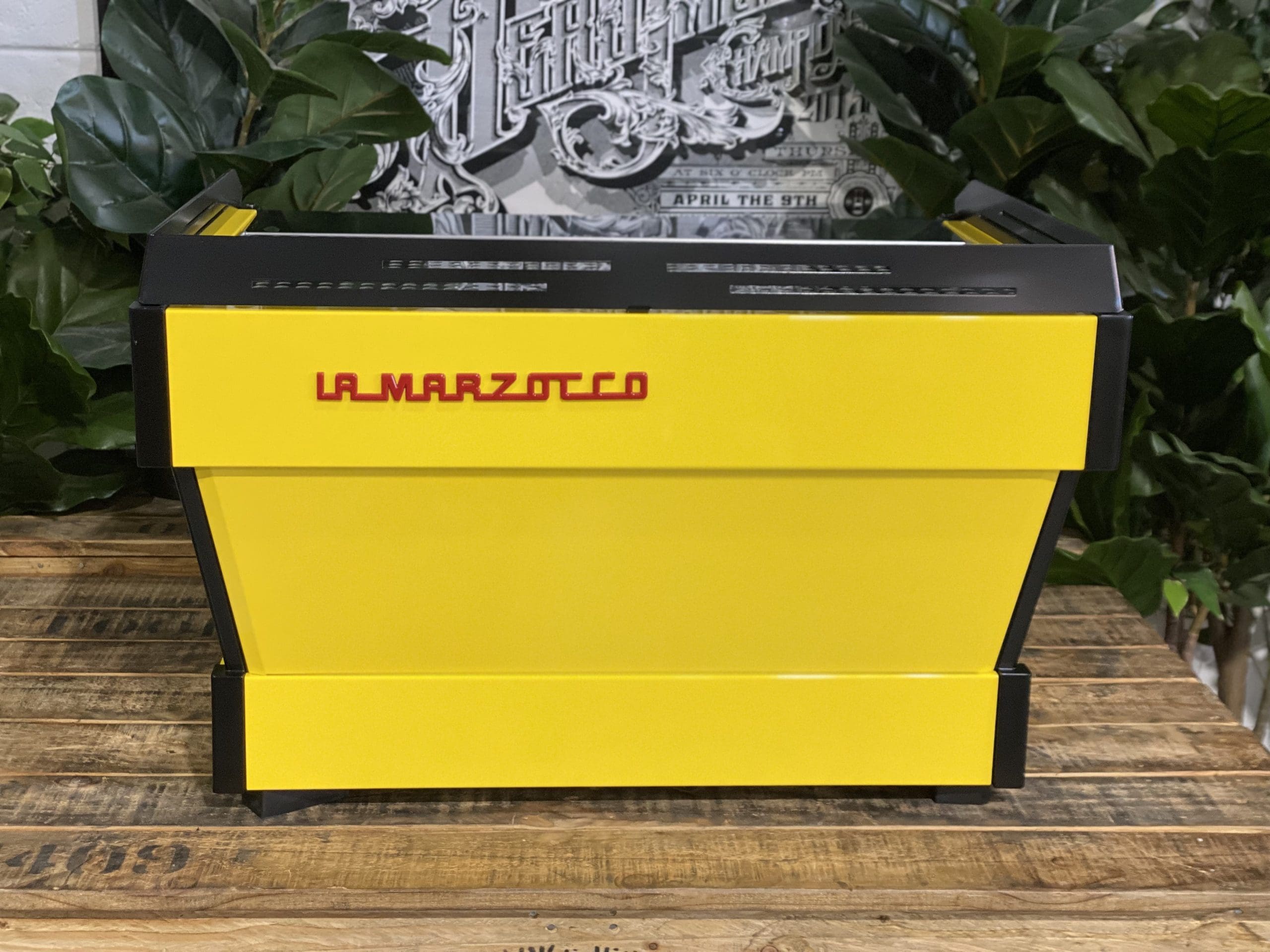 La Marzocco Linea PB Yellow - 2 Group Commercial Espresso Machine - Black