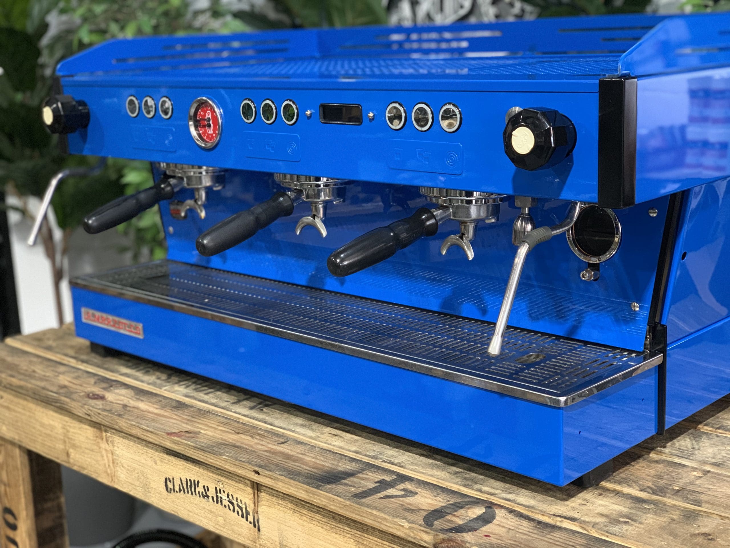 La Marzocco Linea PB - 3 Group Commercial Espresso Machine - Blue