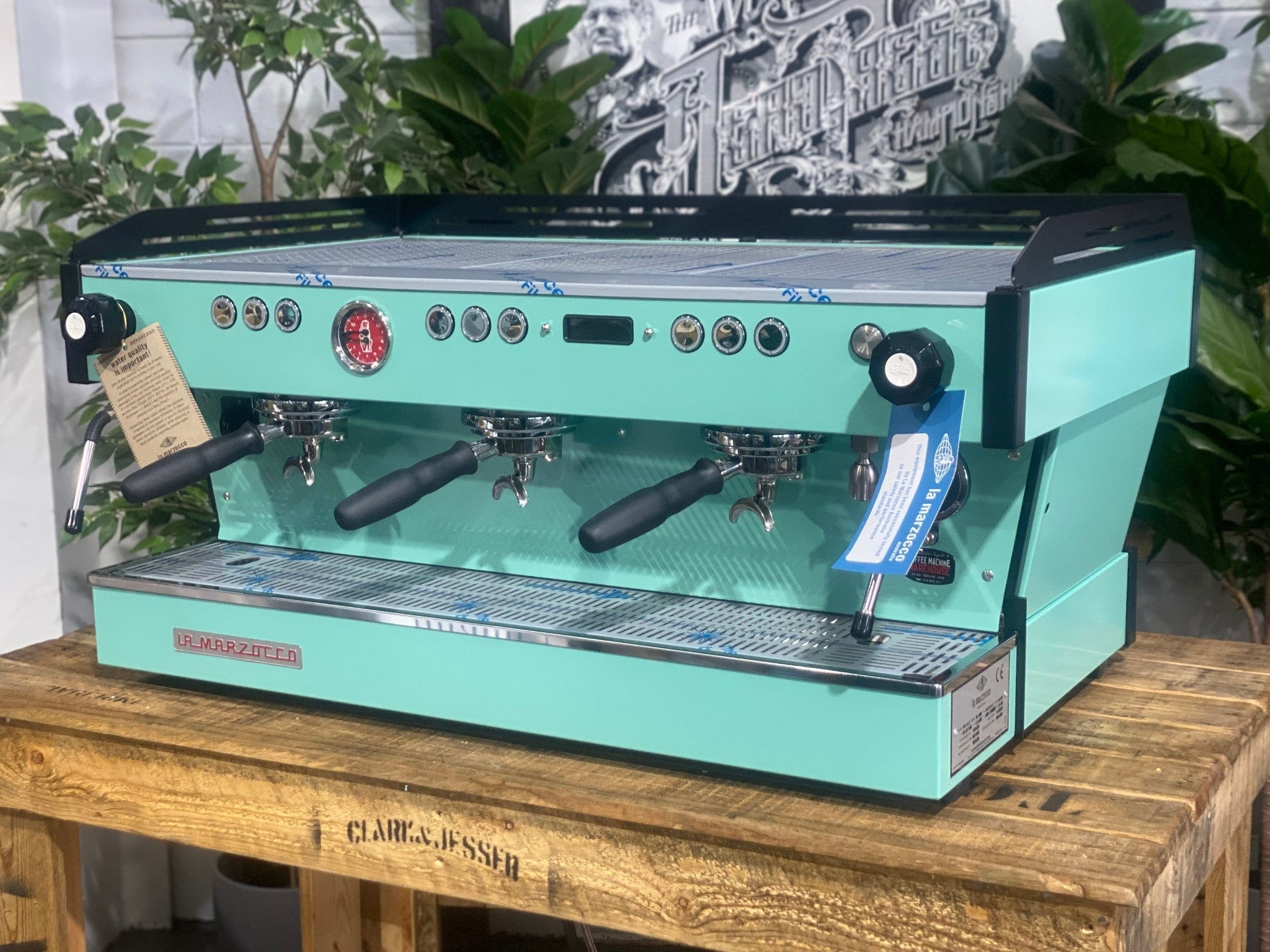 La Marzocco Linea PB - 3 Group Commercial Espresso Machine - Aqua