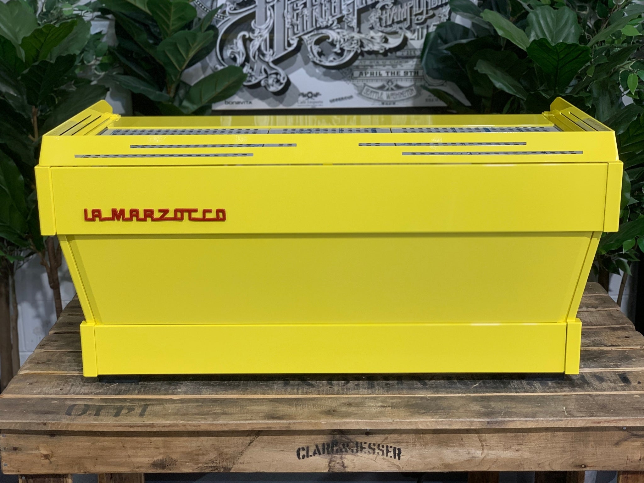 La Marzocco Linea PB - 3 Group Commercial Espresso Machine - Yellow