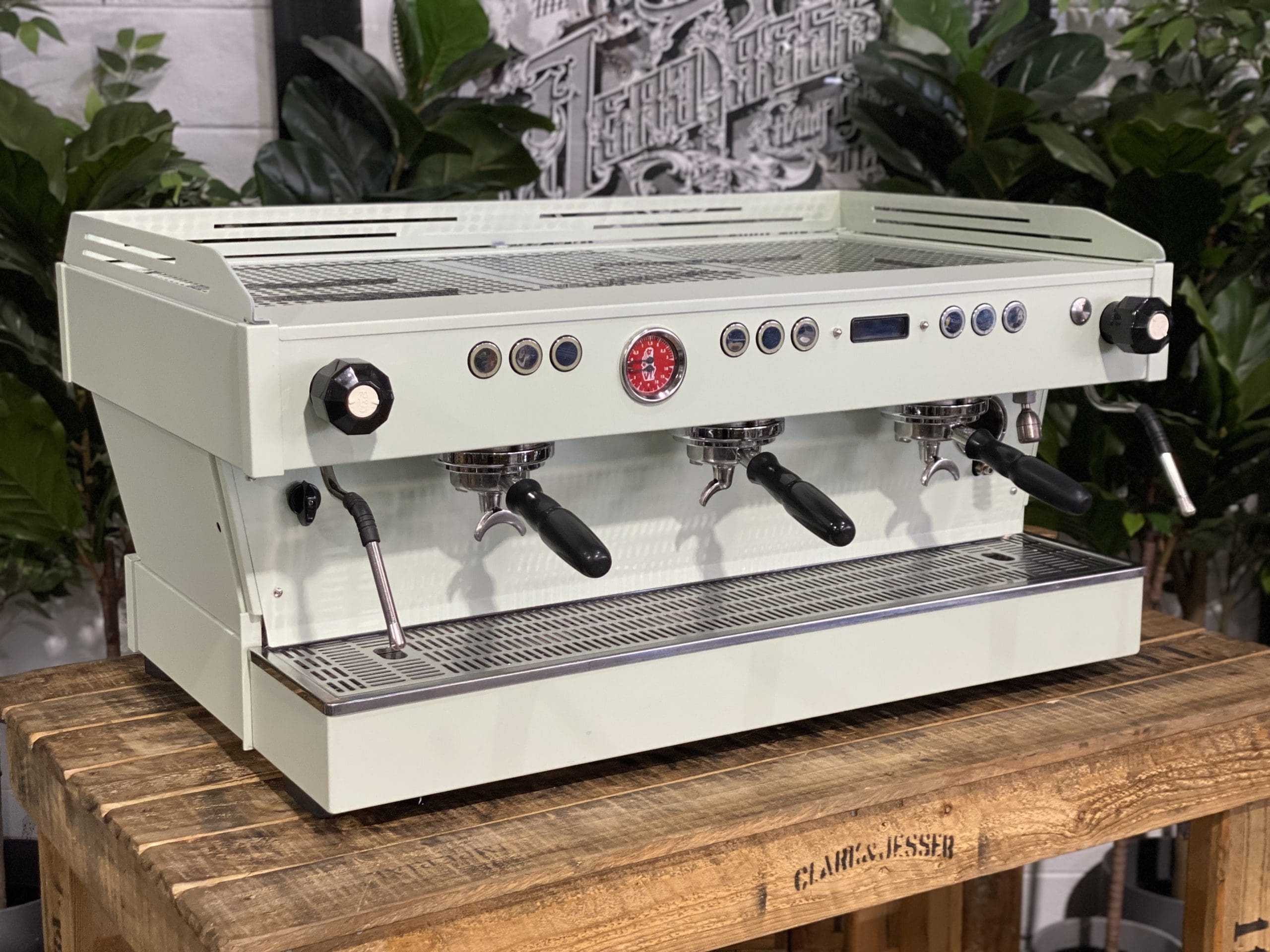 La Marzocco Linea PB Matcha - 3 Group Commercial Espresso Machine - Green