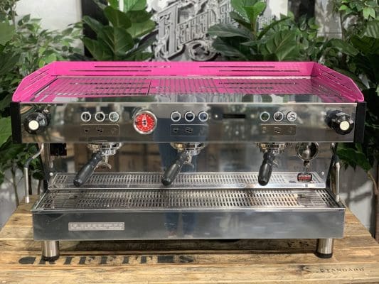 La Marzocco Linea PB - 3 Group Commercial Espresso Machine - Pink