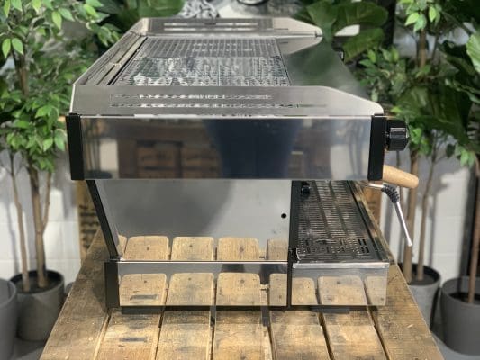 La Marzocco Linea PB Black w Handles - 3 Group Commercial Espresso Machine - Timber