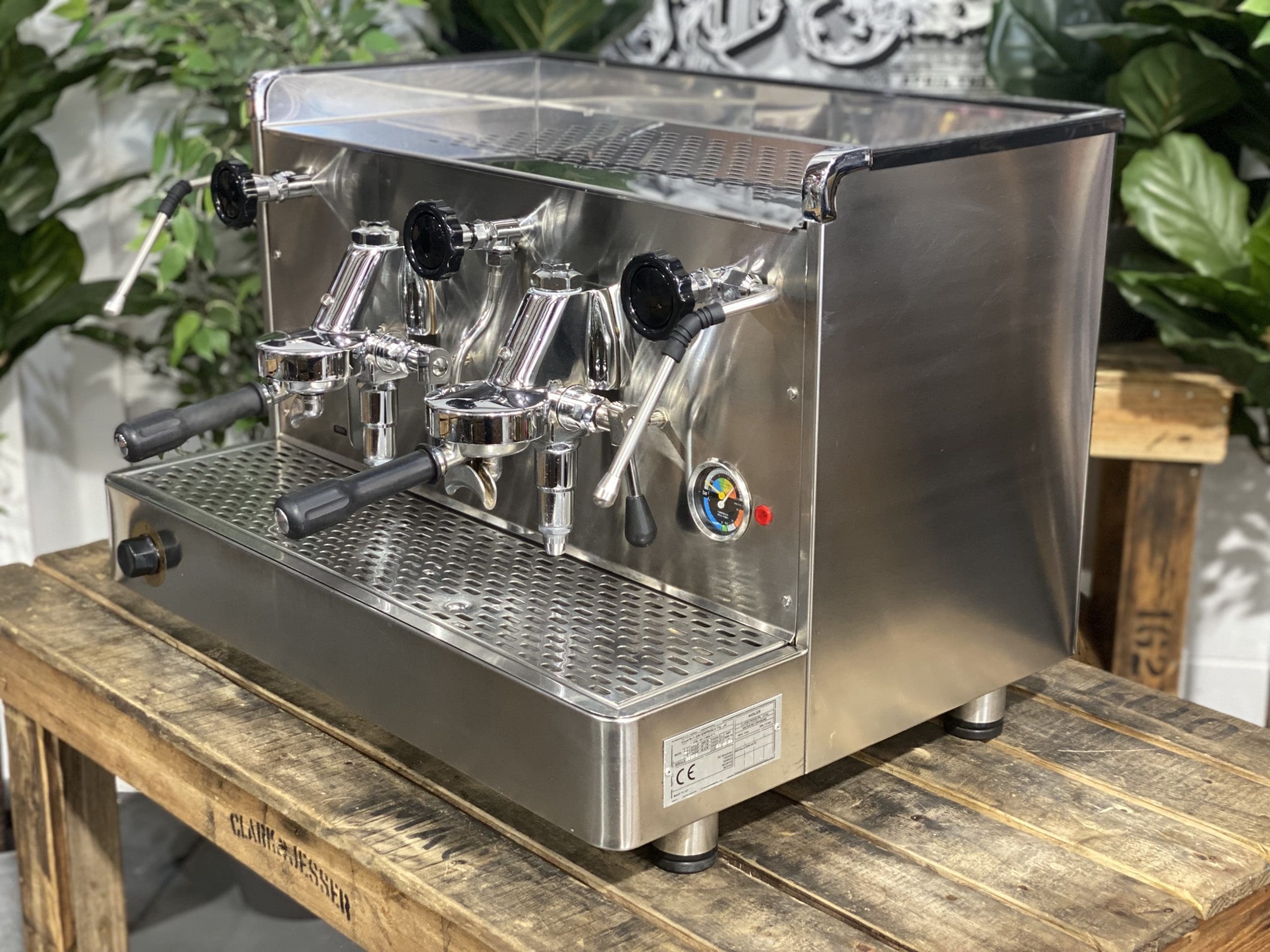 La Rocca Verona Express - 2 Group Commercial Espresso Machine - Stainless