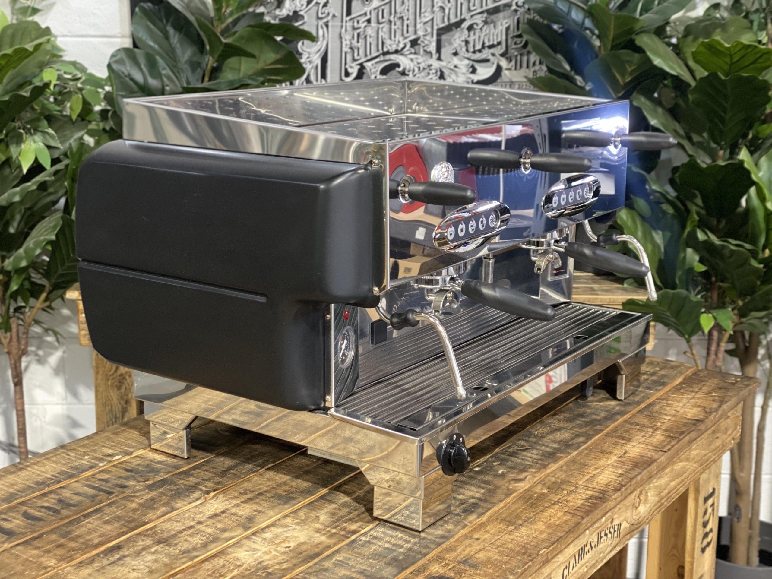 La San Marco 80E Liscea 2 Group Matte Black - 34094