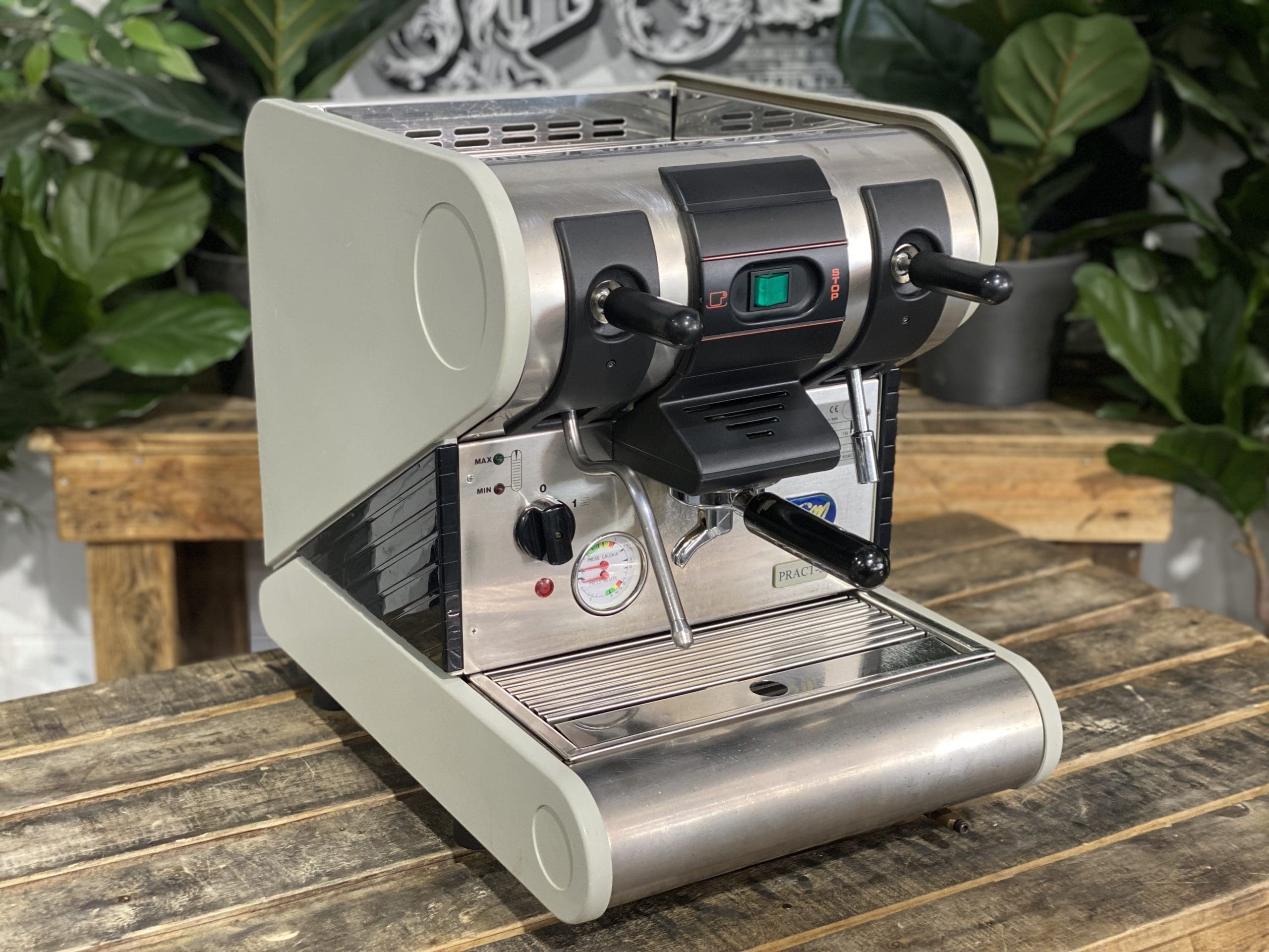 La San Marco 95 Pract-S Semi-Automatic - 1 Group Commercial Espresso Machine - Grey