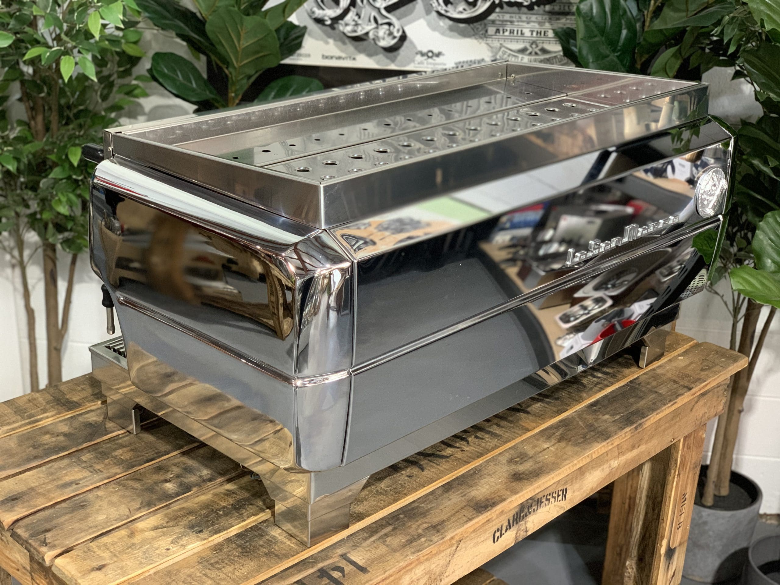 La San Marco 80E Liscea - 3 Group Commercial Espresso Machine