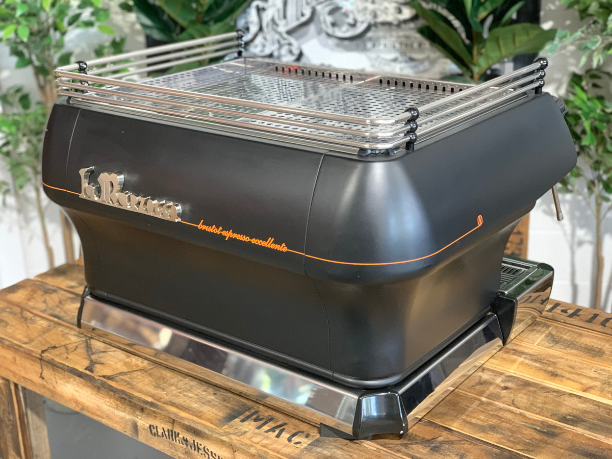 La Marzocco FB80 - - 2 Group Commercial Espresso Machine - Commercial - Black & Orange