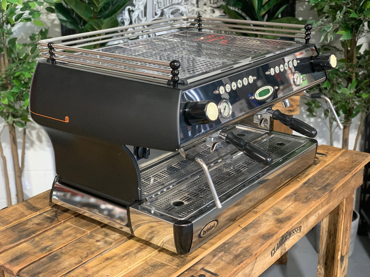 La Marzocco FB80 - - 2 Group Commercial Espresso Machine - Commercial - Black & Orange
