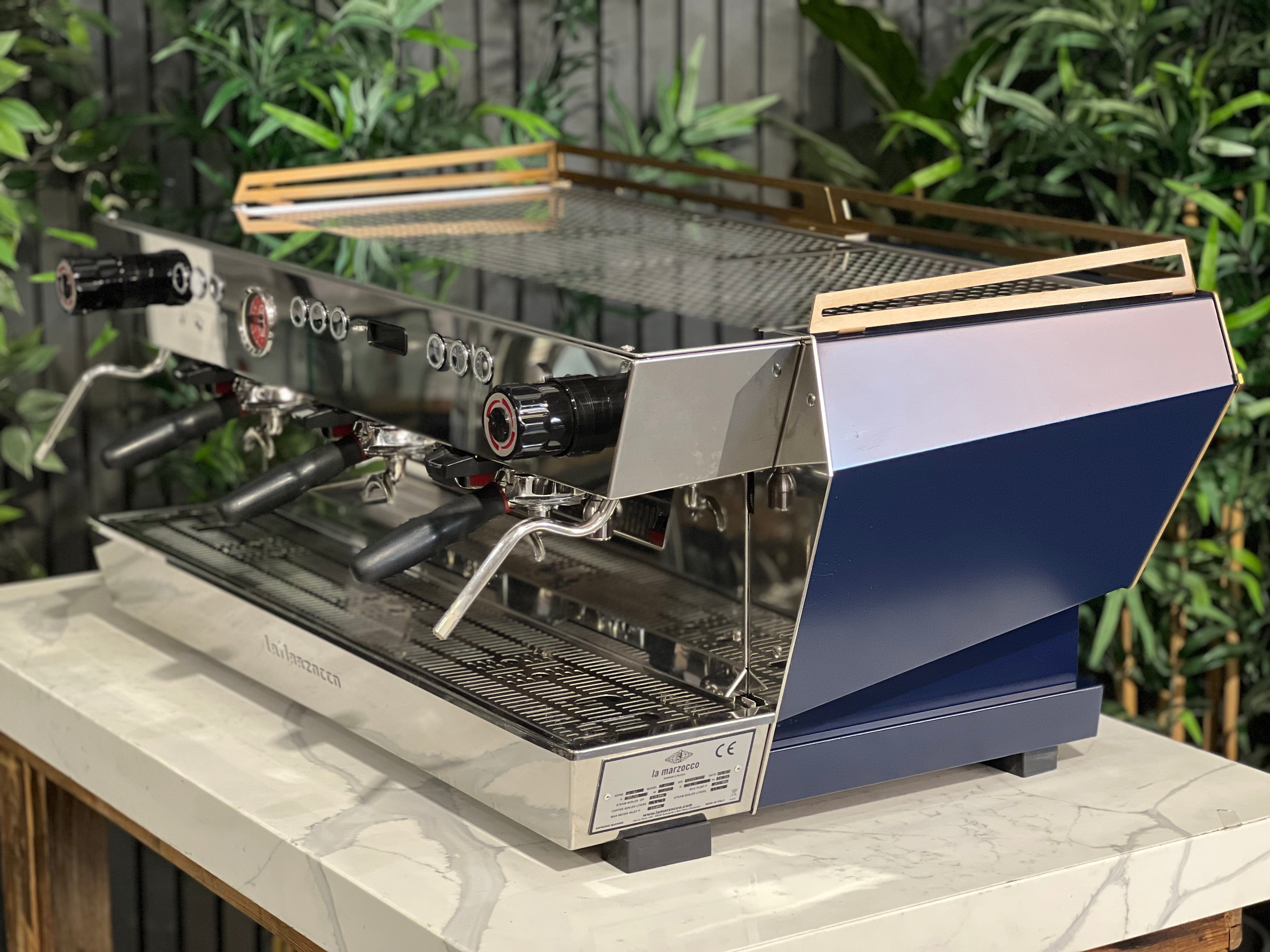 La Marzocco KB90 Blue - 3 Group Commercial Espresso Machine - Gold