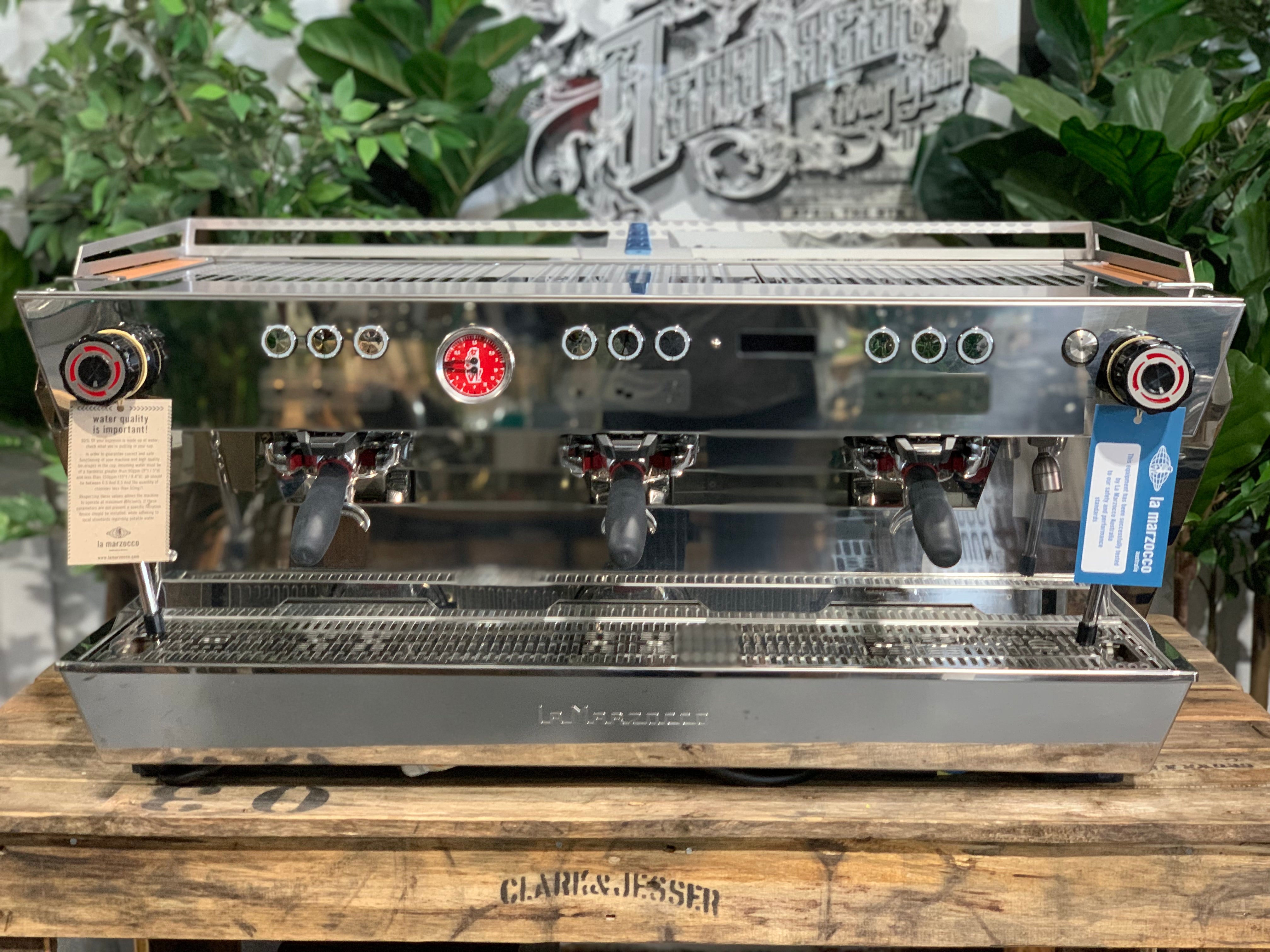 La Marzocco KB90 Peach - 3 Group Commercial Espresso Machine - Stainless