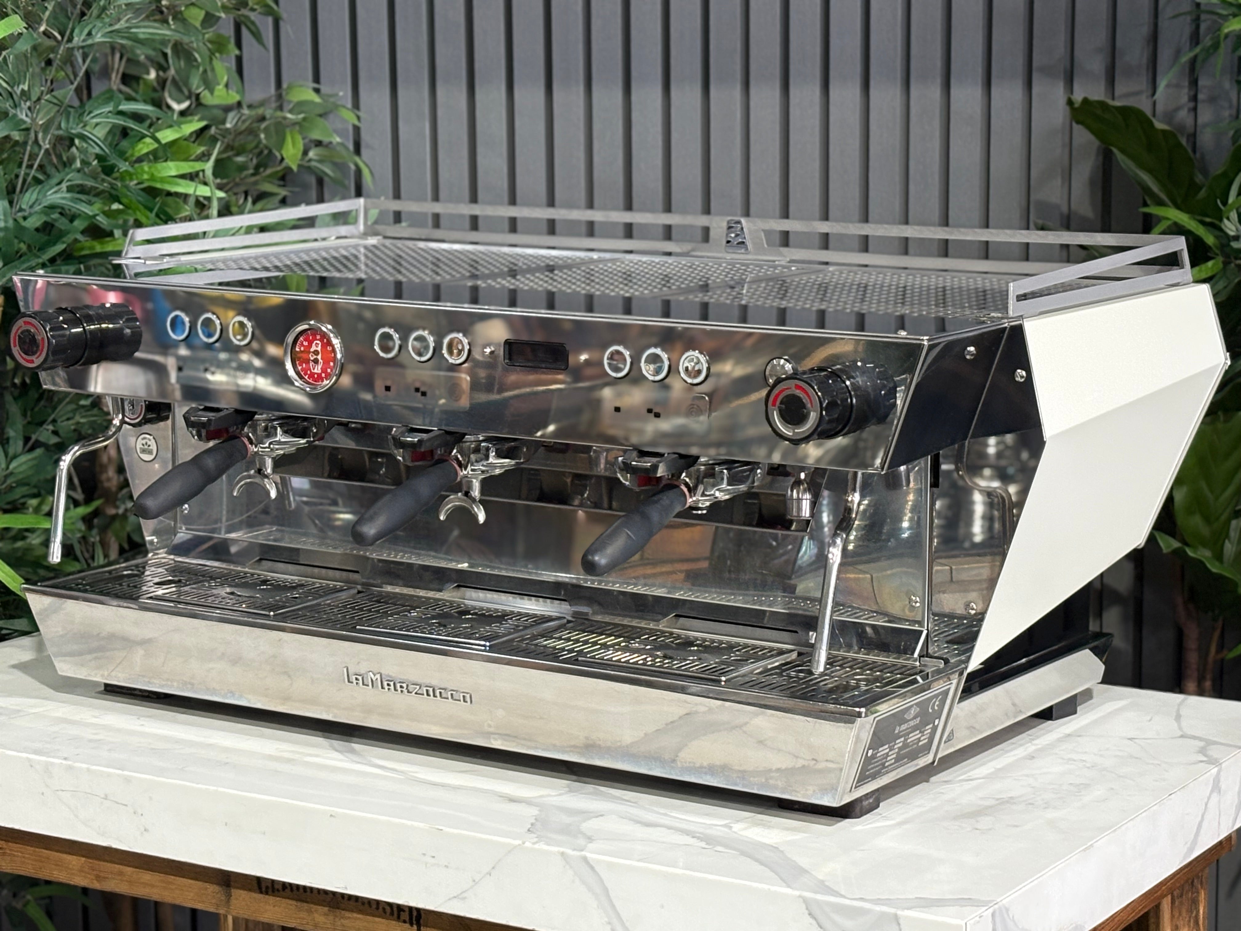 La Marzocco KB90 ABR - 3 Group Commercial Espresso Machine - White