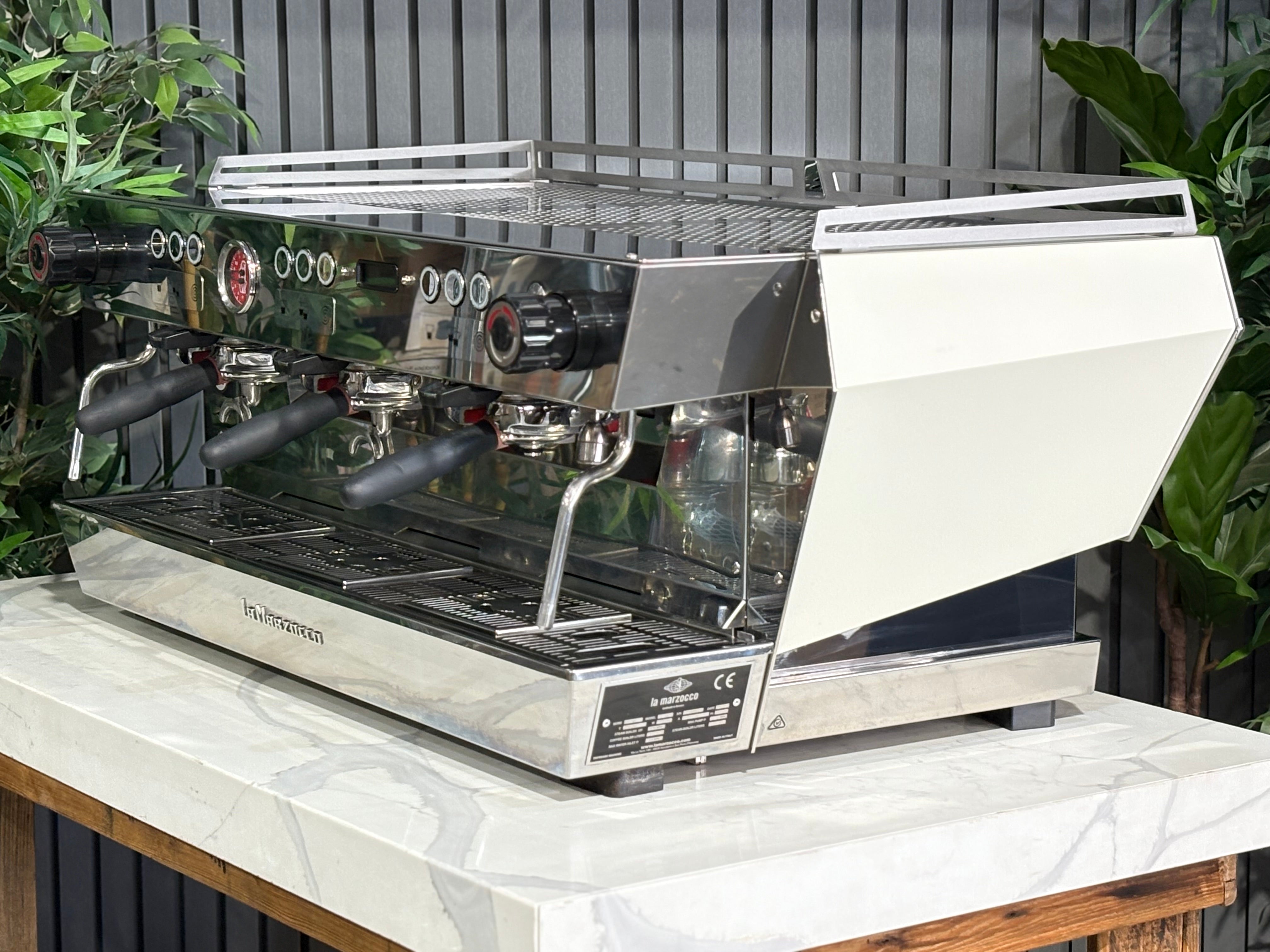 La Marzocco KB90 ABR - 3 Group Commercial Espresso Machine - White
